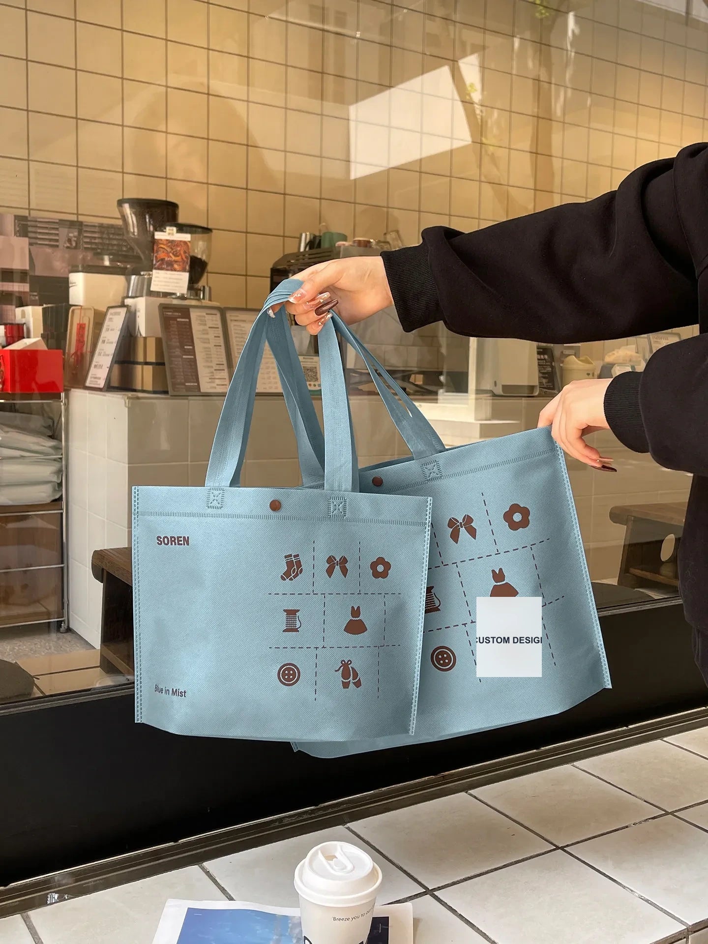 Boutique Non-Woven Garment Packaging Bags — 8 Styles product view 1