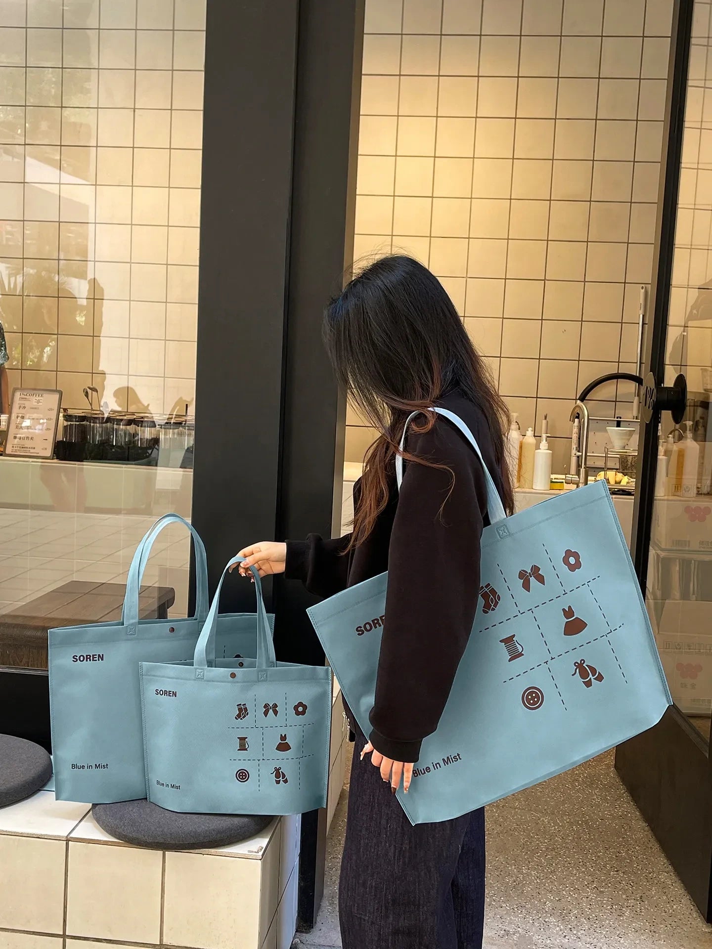 Boutique Non-Woven Garment Packaging Bags — 8 Styles product view 2