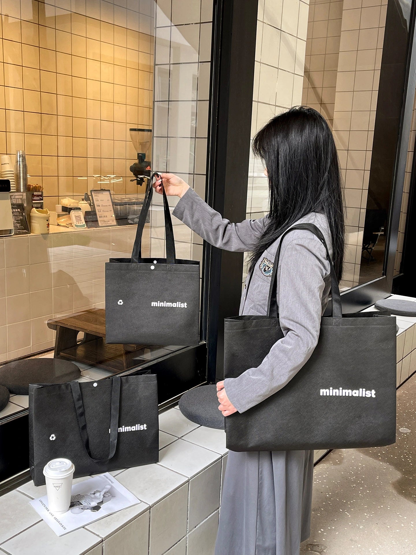 Boutique Non-Woven Tote Bags — 10 Styles product view 2