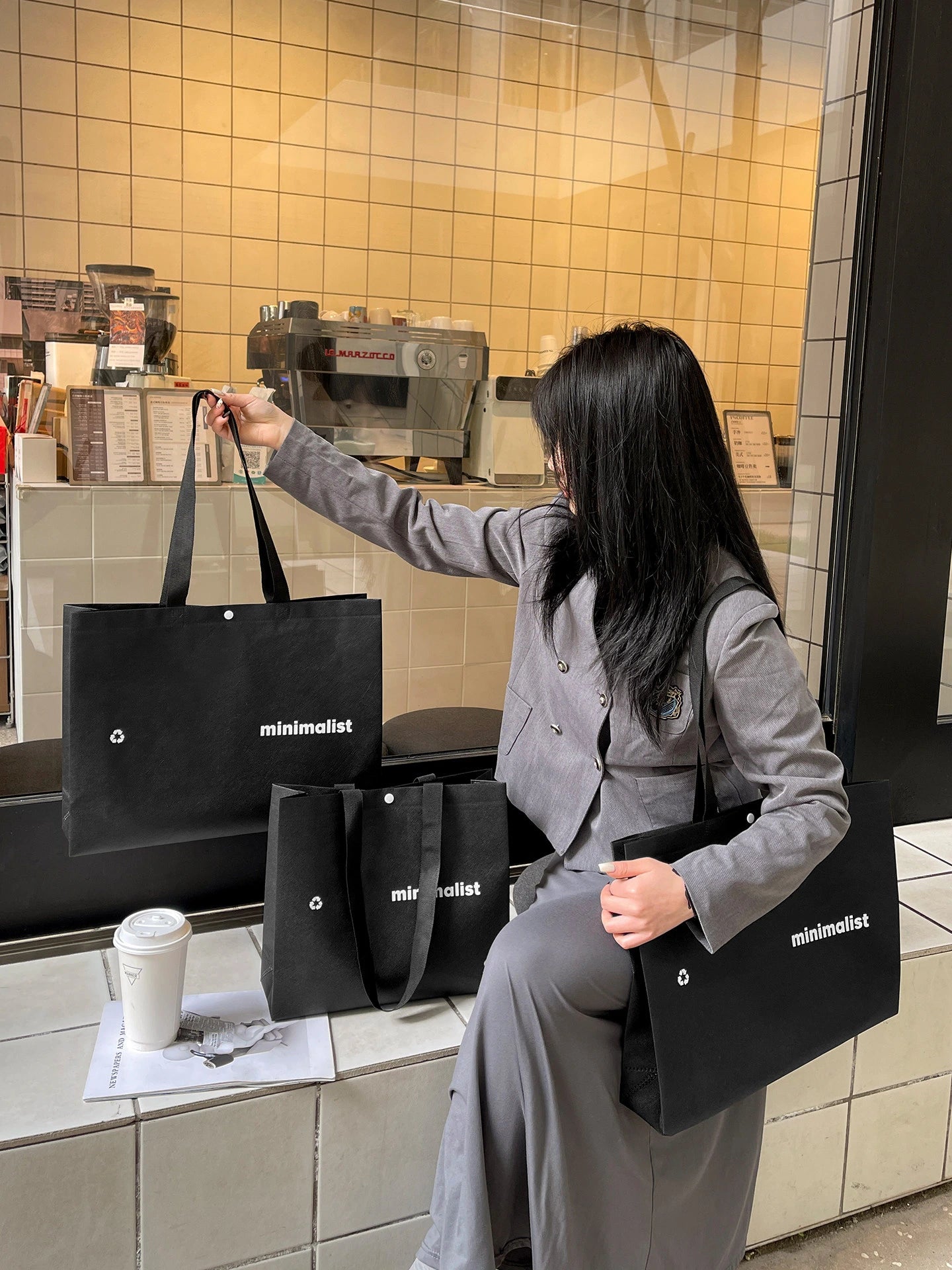 Boutique Non-Woven Tote Bags — 10 Styles product view 5