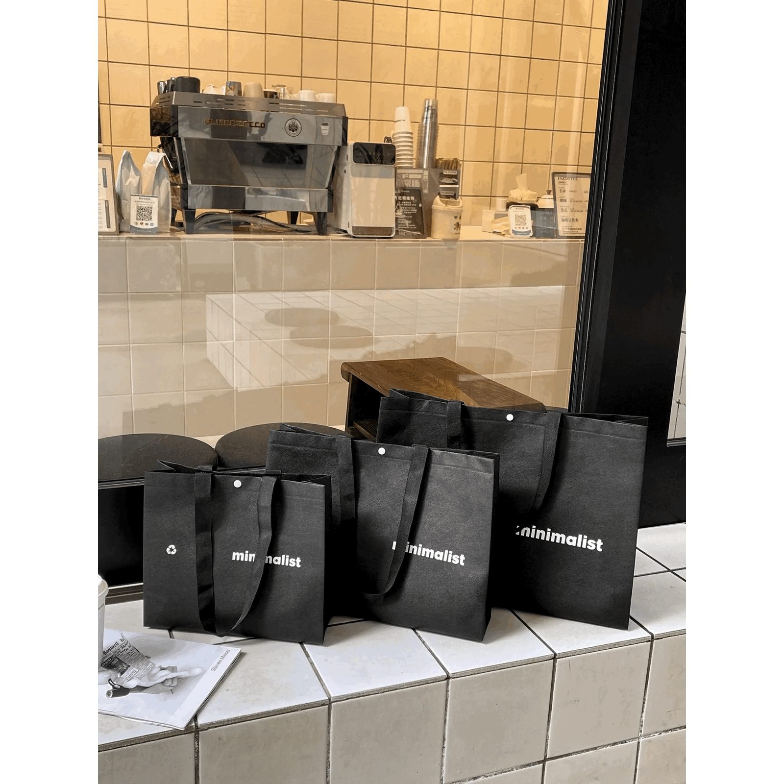 Boutique Non-Woven Tote Bags — 10 Styles animated product view 1