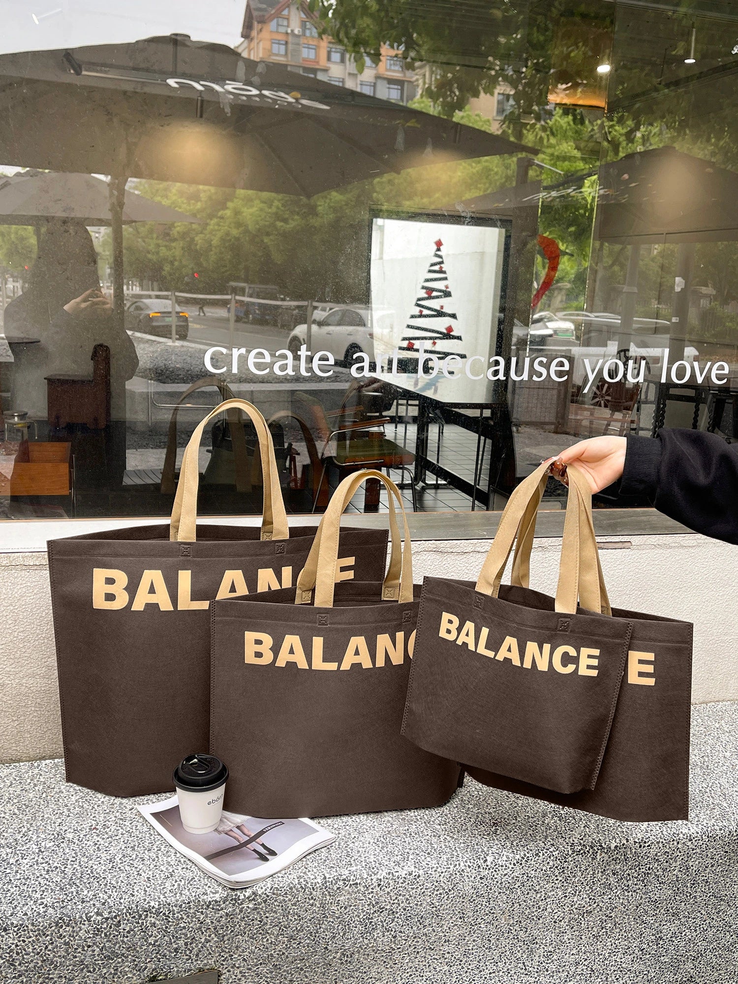 Boutique Non-Woven Tote Bags — 11 Styles product view 1