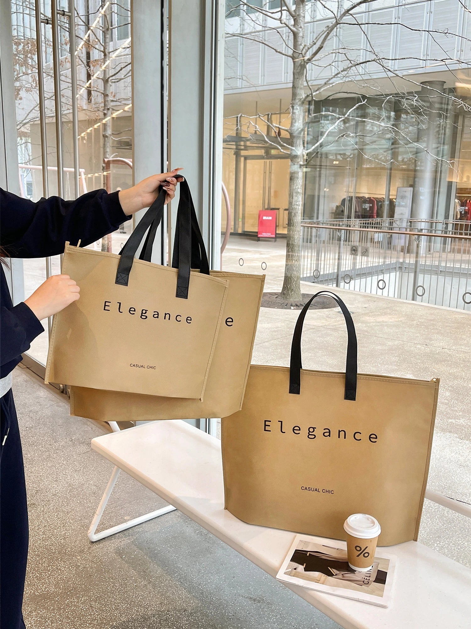 Boutique Non-Woven Tote Bags — 12 Styles product view 3