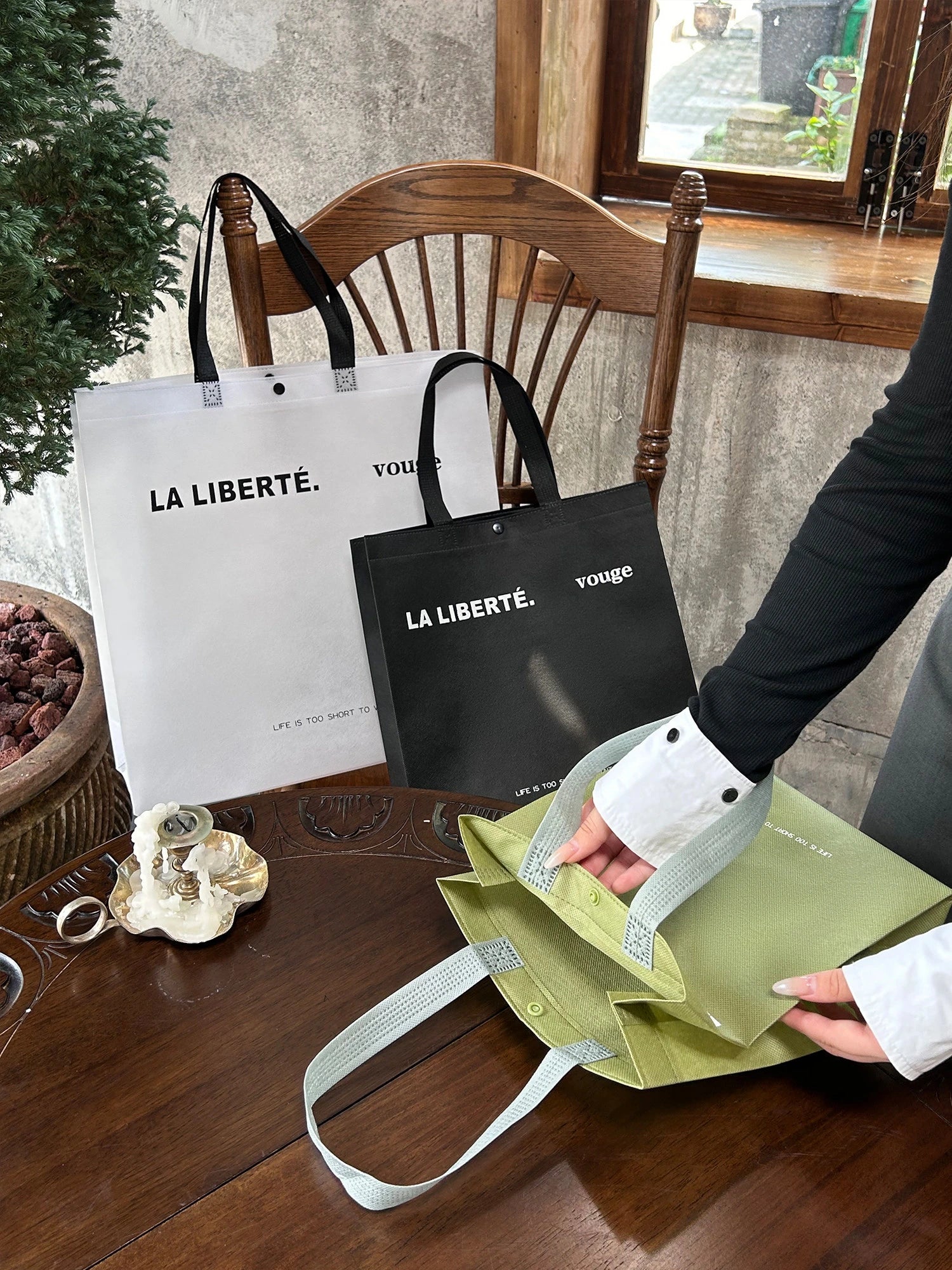 Boutique Non-Woven Tote Bags — 12 Styles product view 3