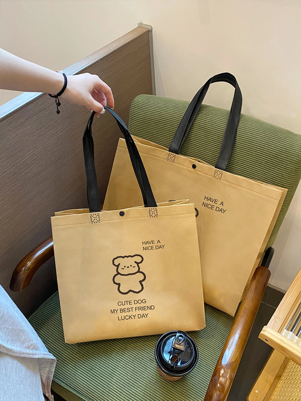 Boutique Non-Woven Tote Bags — 12 Styles product view 4