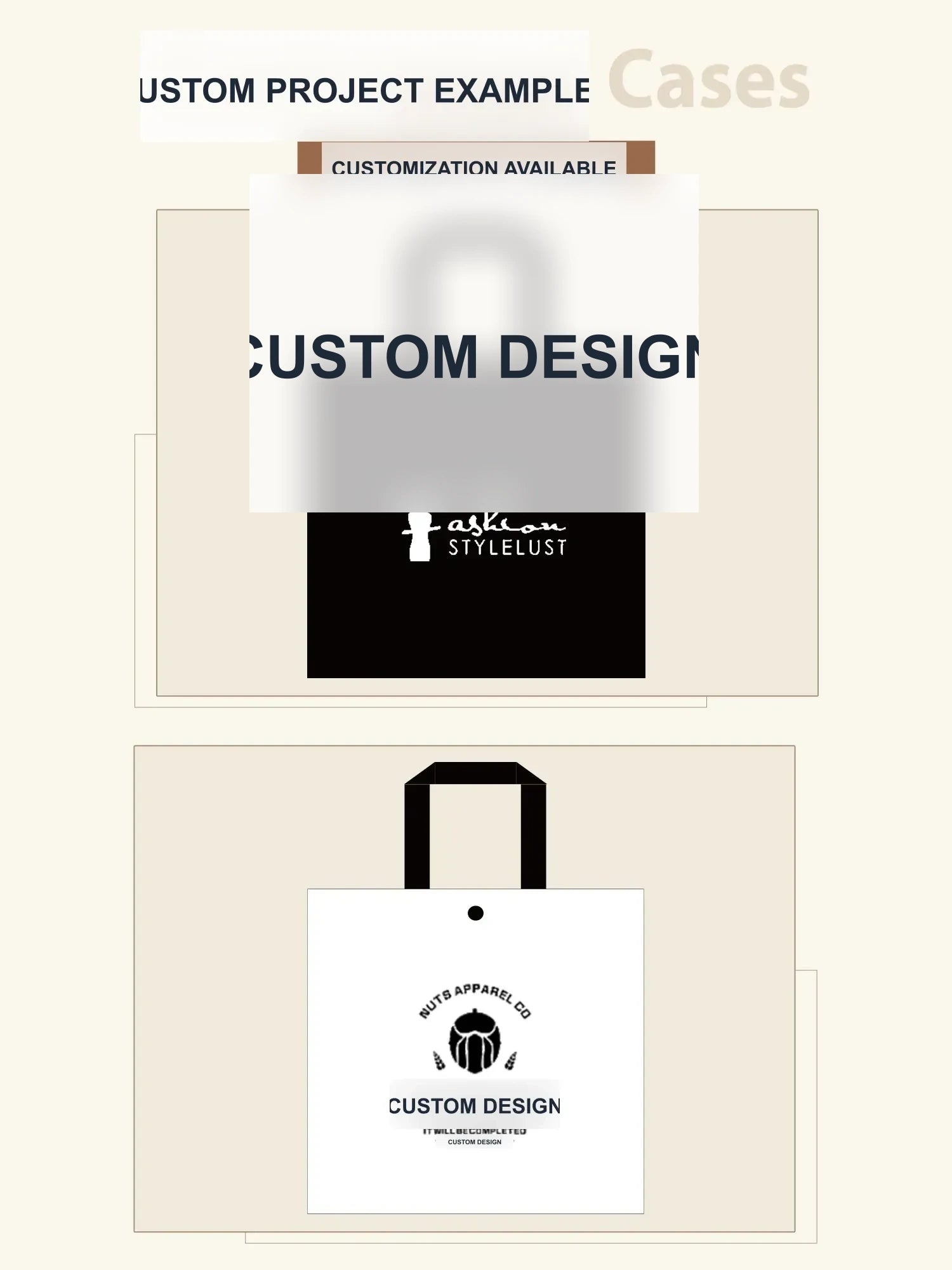 Boutique Non-Woven Tote Bags — 12 Styles product view 5
