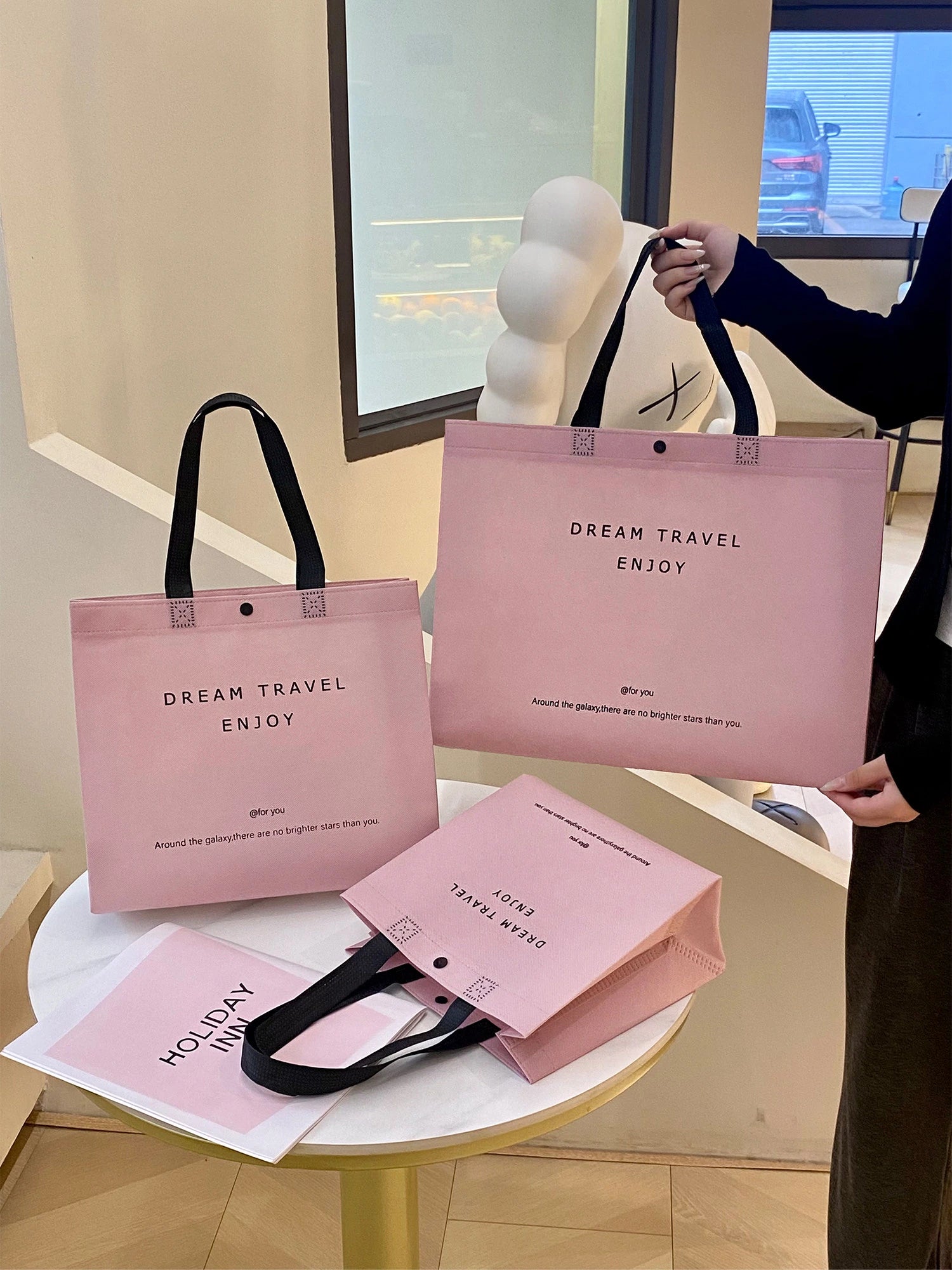 Boutique Non-Woven Tote Bags — 13 Styles product view 3