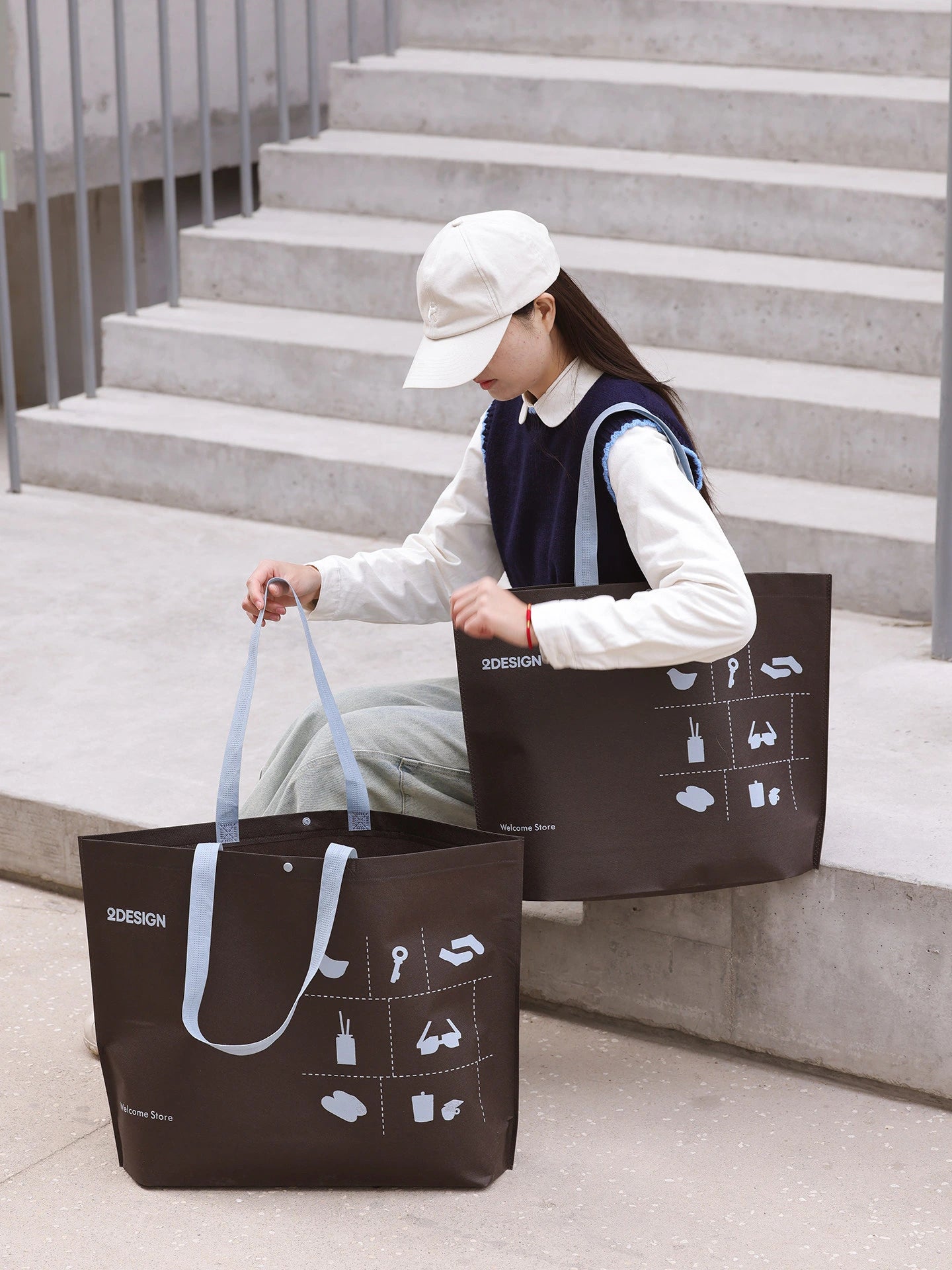 Boutique Non-Woven Tote Bags — 14 Styles product view 1