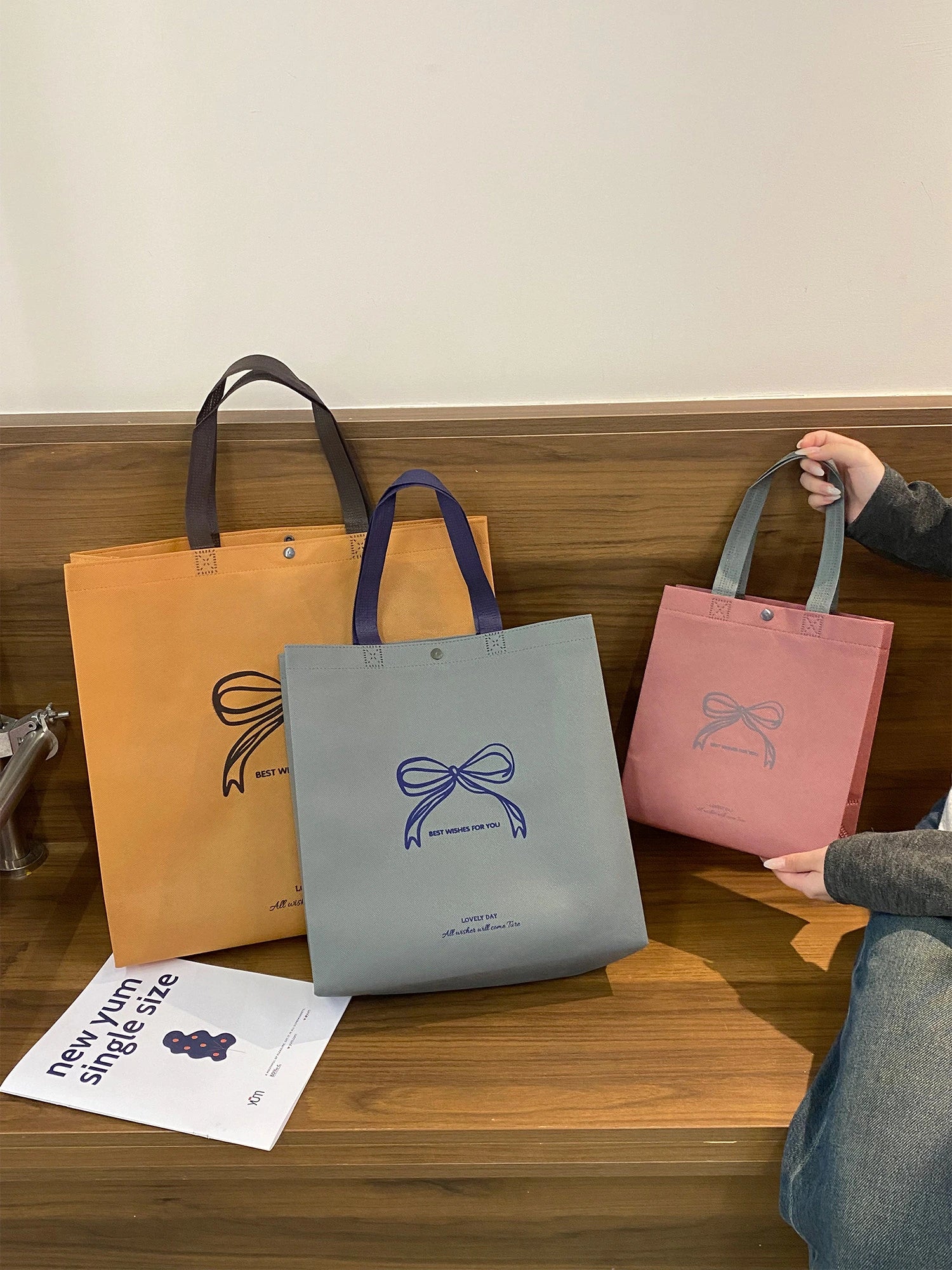 Boutique Non-Woven Tote Bags — 14 Styles product view 1
