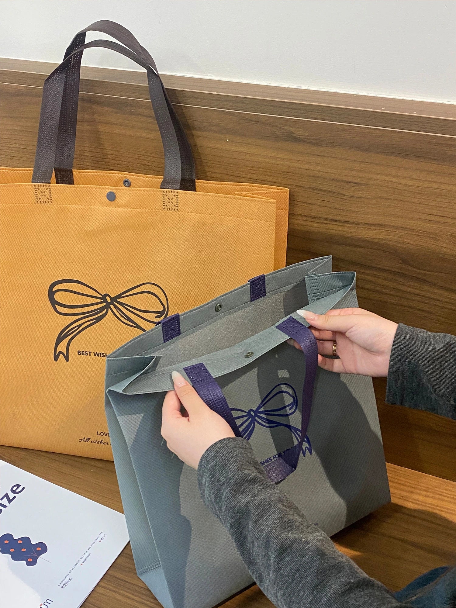 Boutique Non-Woven Tote Bags — 14 Styles product view 3