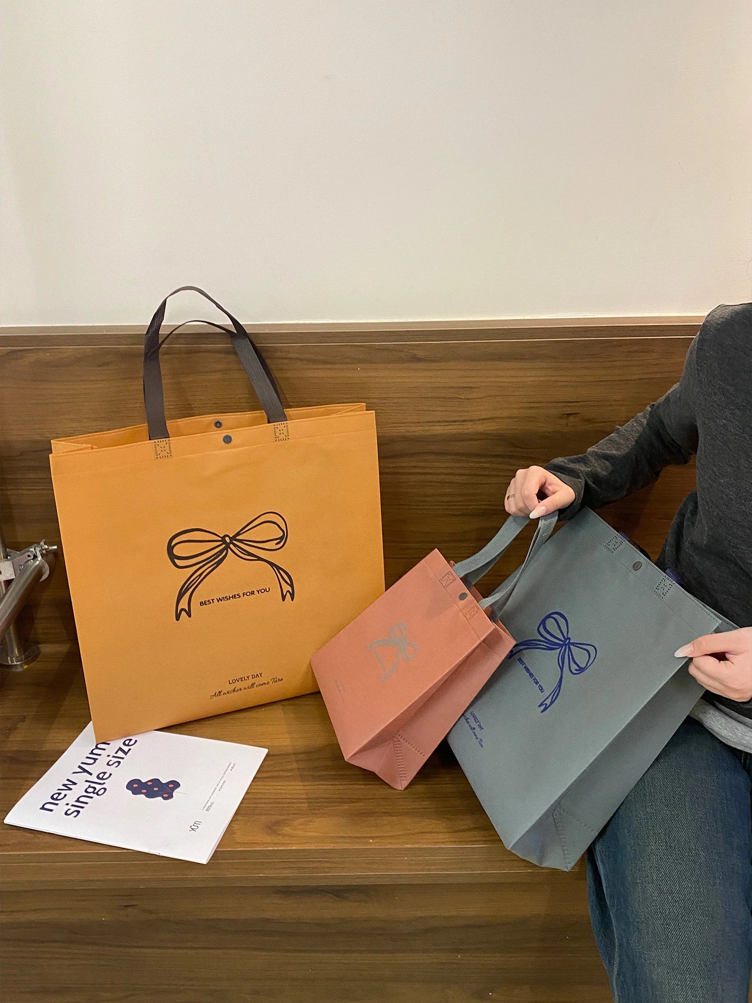 Boutique Non-Woven Tote Bags — 14 Styles product view 4