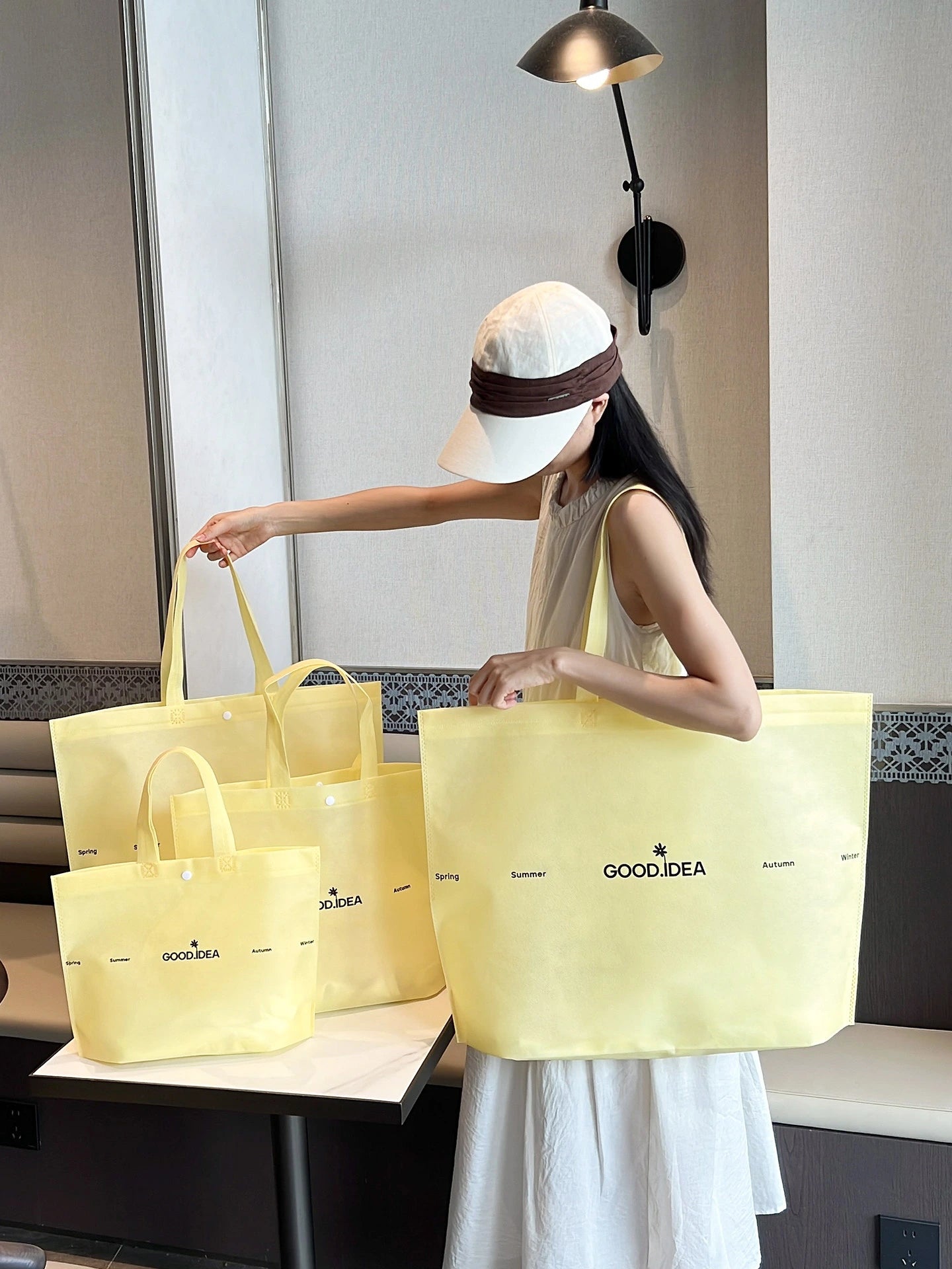 Boutique Non-Woven Tote Bags — 15 Styles product view 1