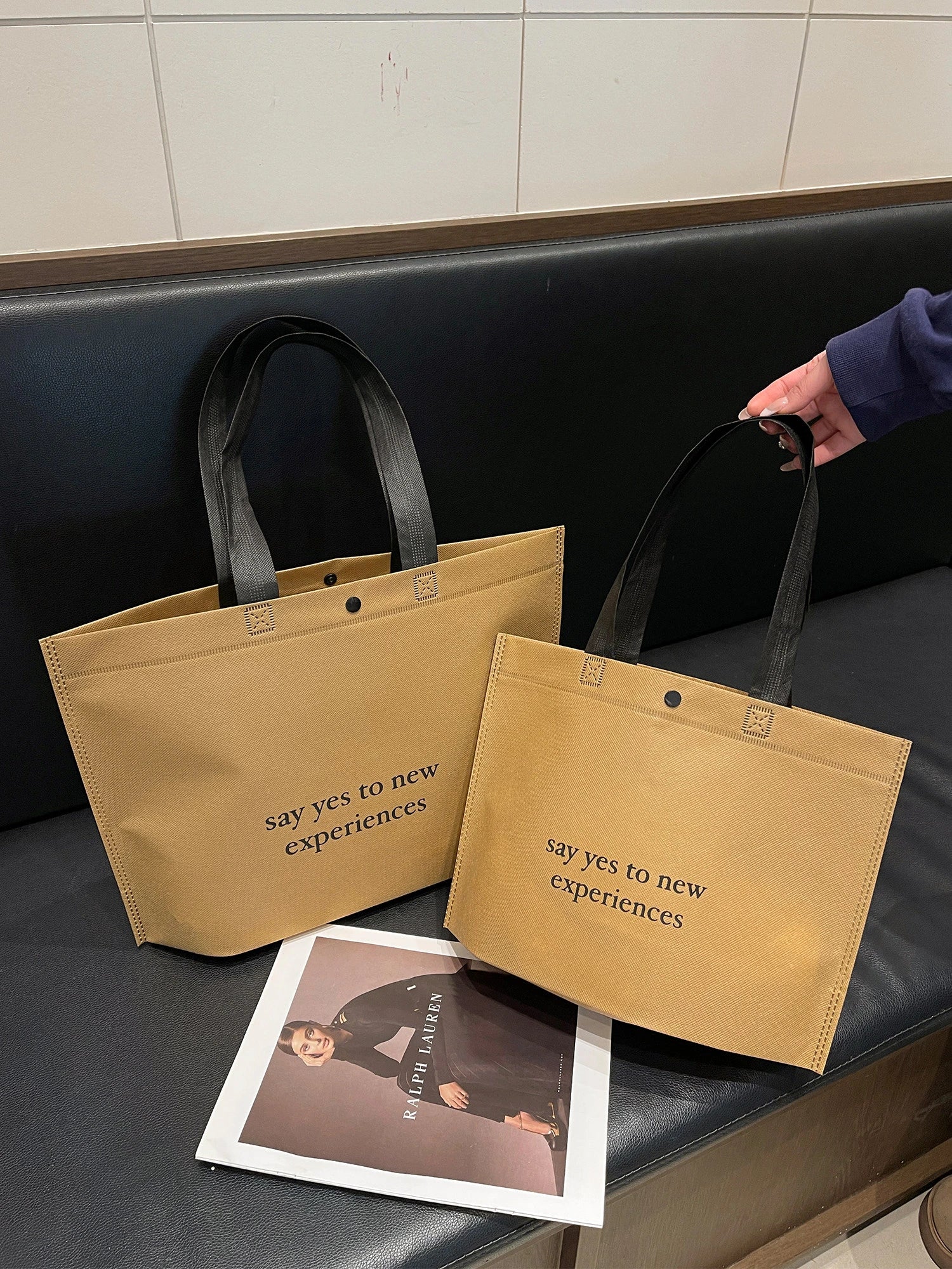 Boutique Non-Woven Tote Bags — 15 Styles product view 2