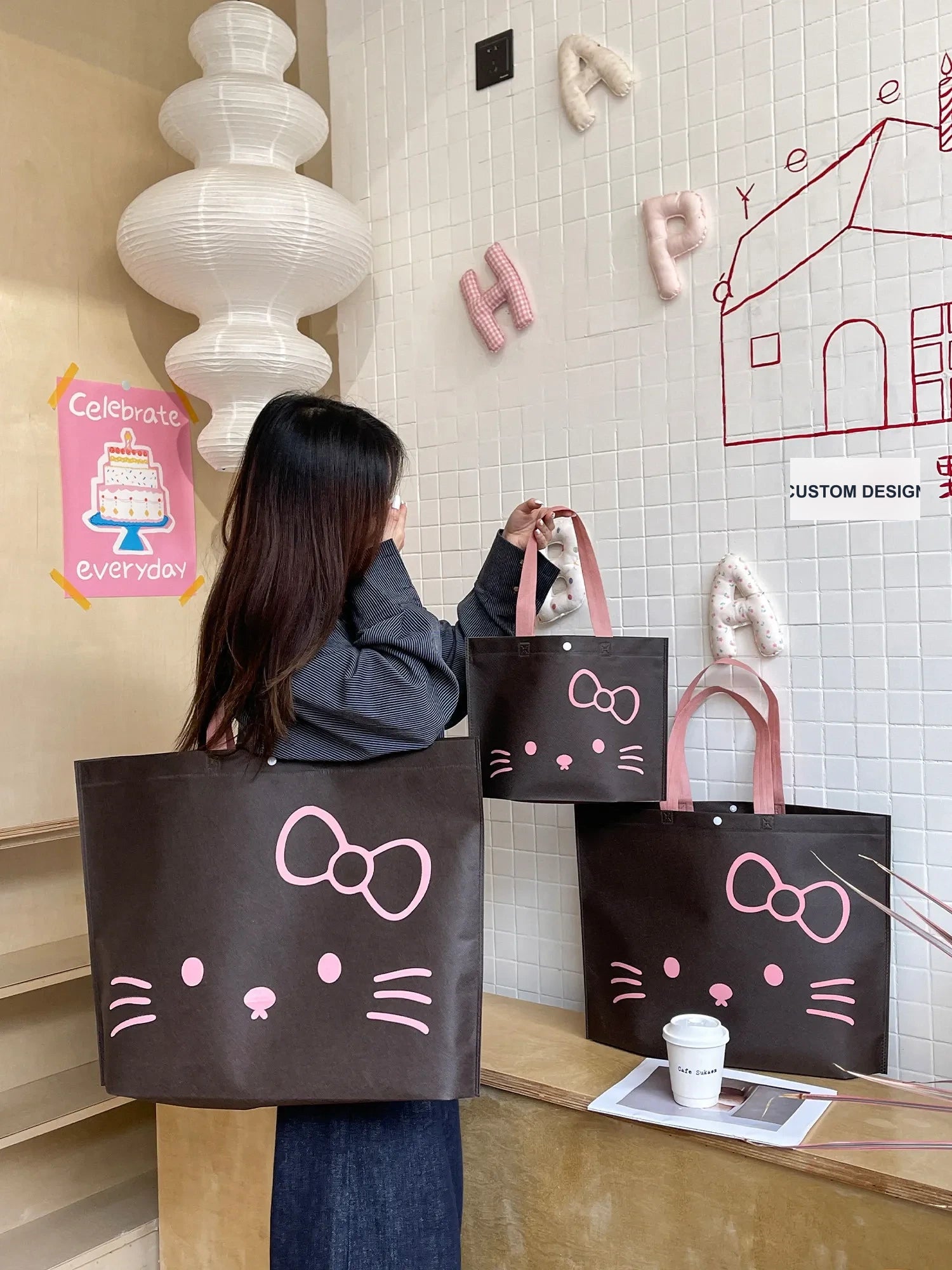 Boutique Non-Woven Tote Bags — 15 Styles product view 3