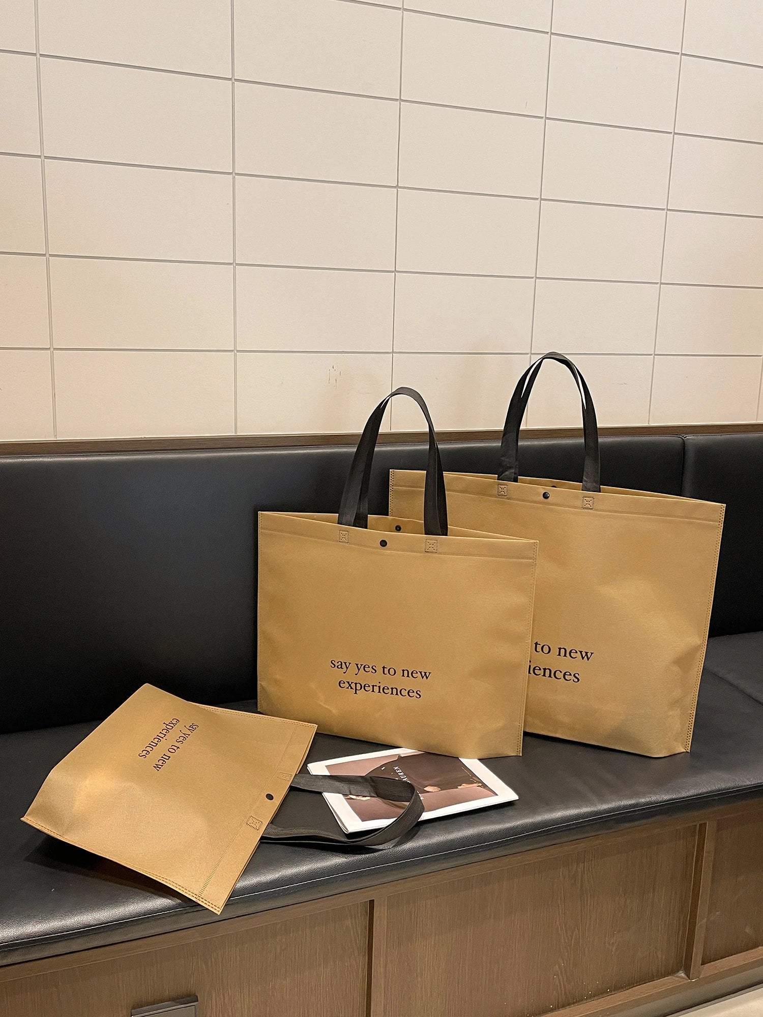 Boutique Non-Woven Tote Bags — 15 Styles product view 3