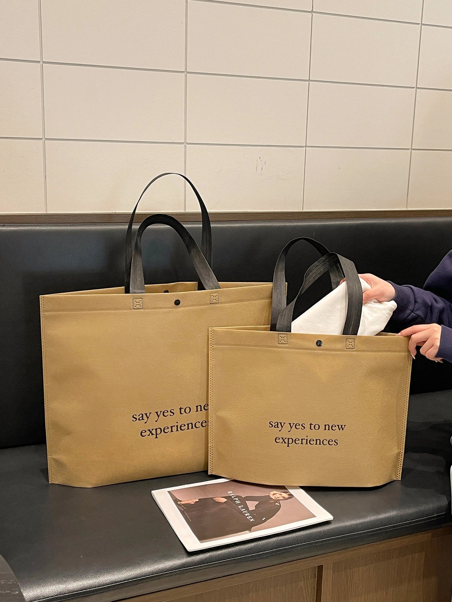 Boutique Non-Woven Tote Bags — 15 Styles product view 4