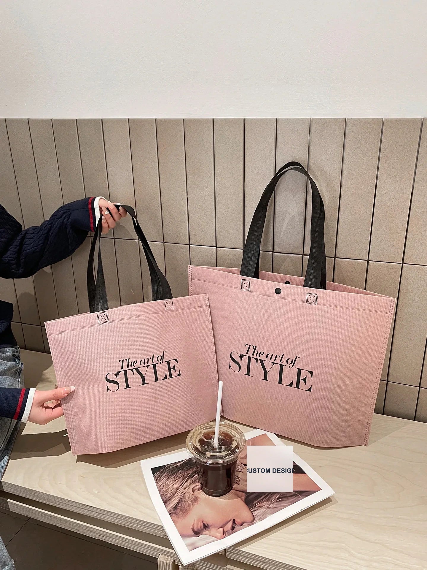 Boutique Non-Woven Tote Bags — 16 Styles product view 1