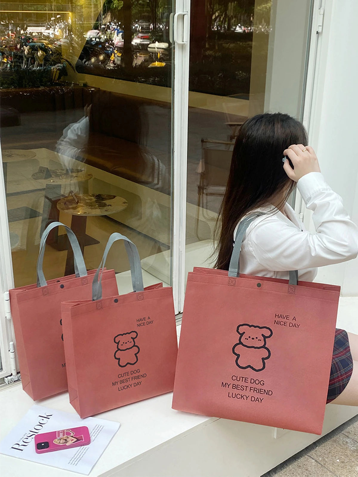 Boutique Non-Woven Tote Bags — 17 Styles product view 1