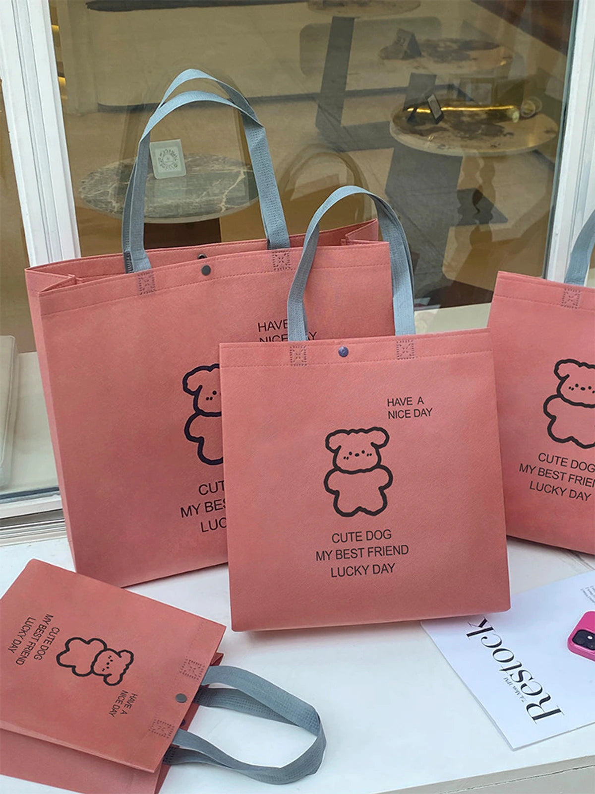 Boutique Non-Woven Tote Bags — 17 Styles product view 2