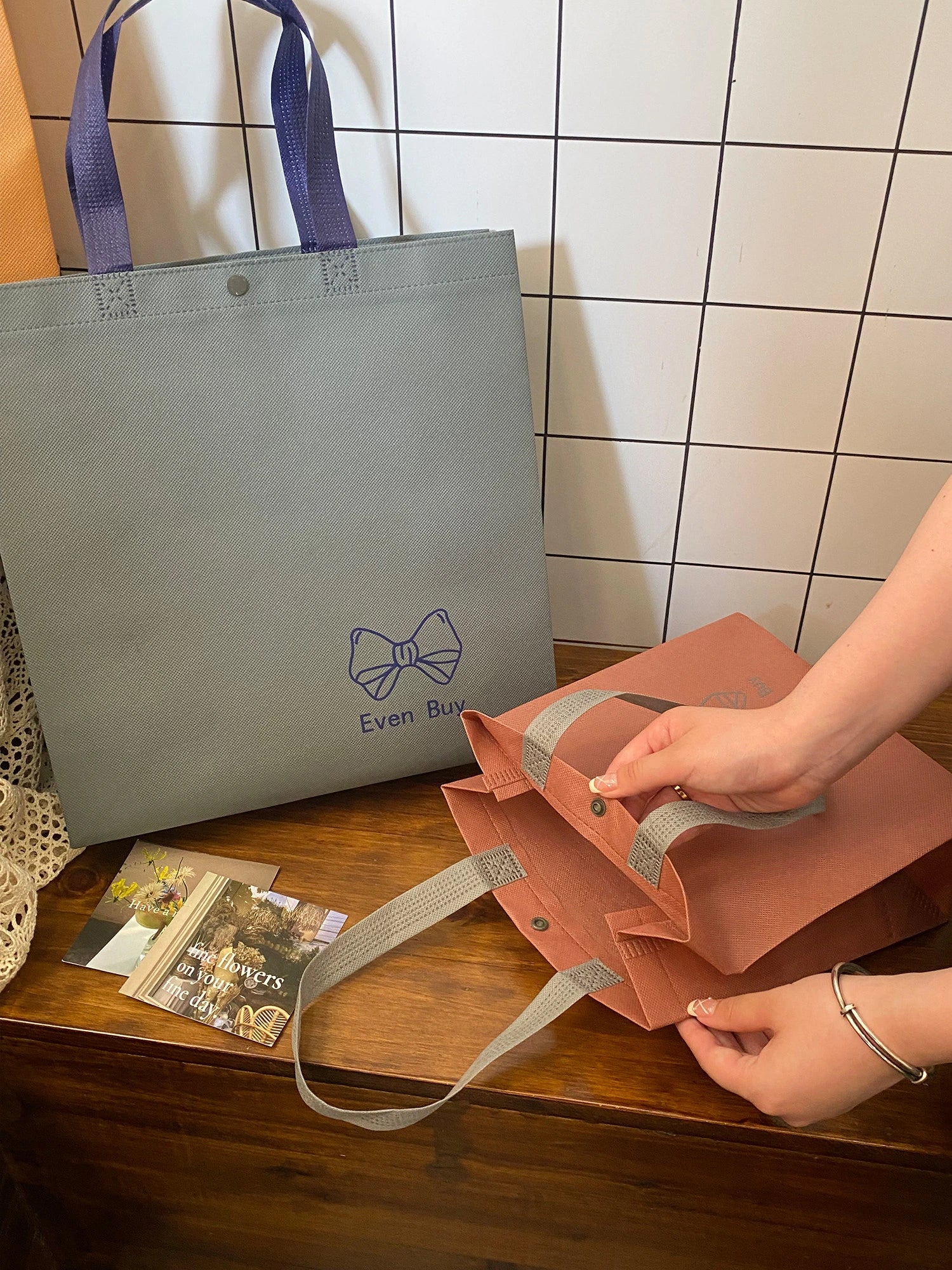 Boutique Non-Woven Tote Bags — 17 Styles product view 2