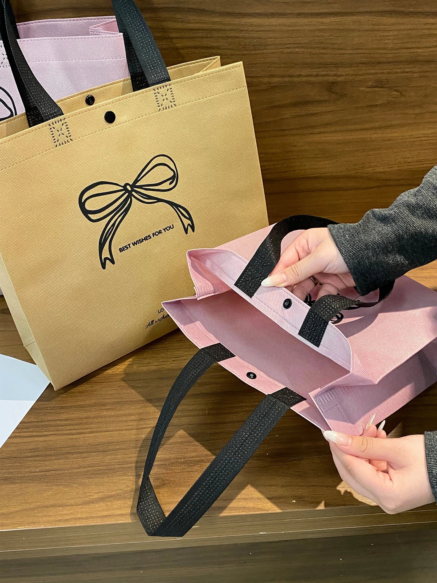 Boutique Non-Woven Tote Bags — 17 Styles product view 3