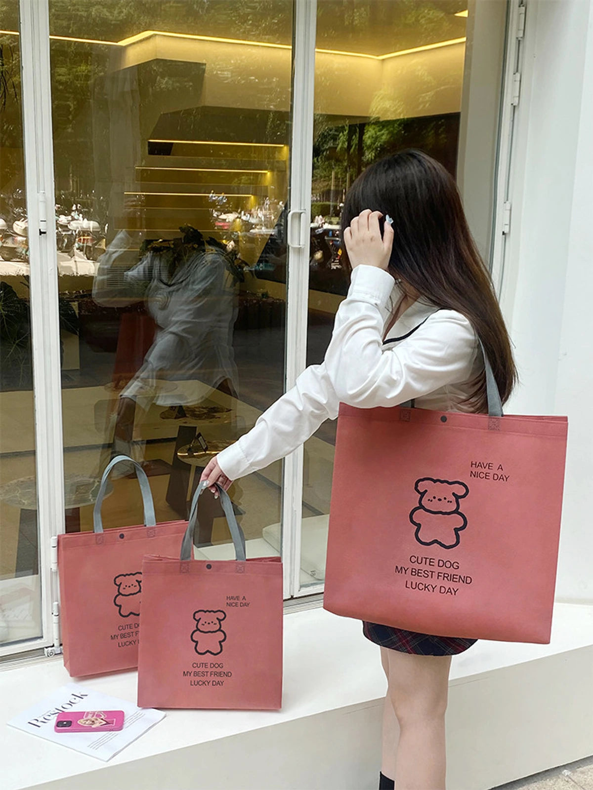 Boutique Non-Woven Tote Bags — 17 Styles product view 3