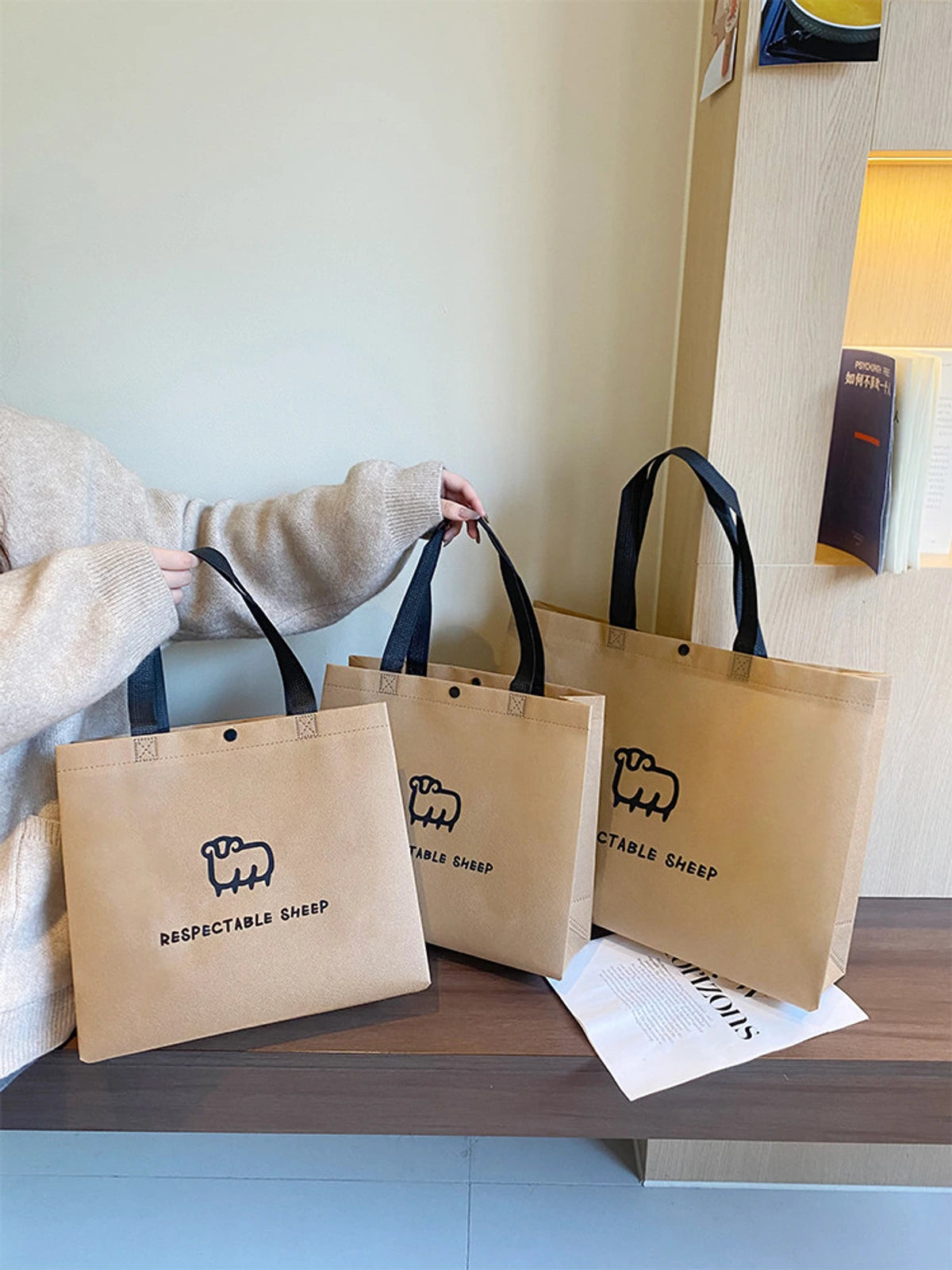 Boutique Non-Woven Tote Bags — 17 Styles product view 4