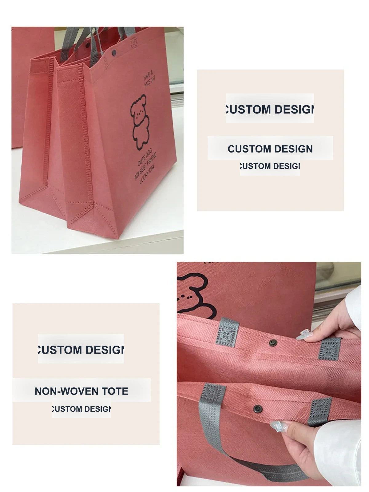 Boutique Non-Woven Tote Bags — 17 Styles product view 4
