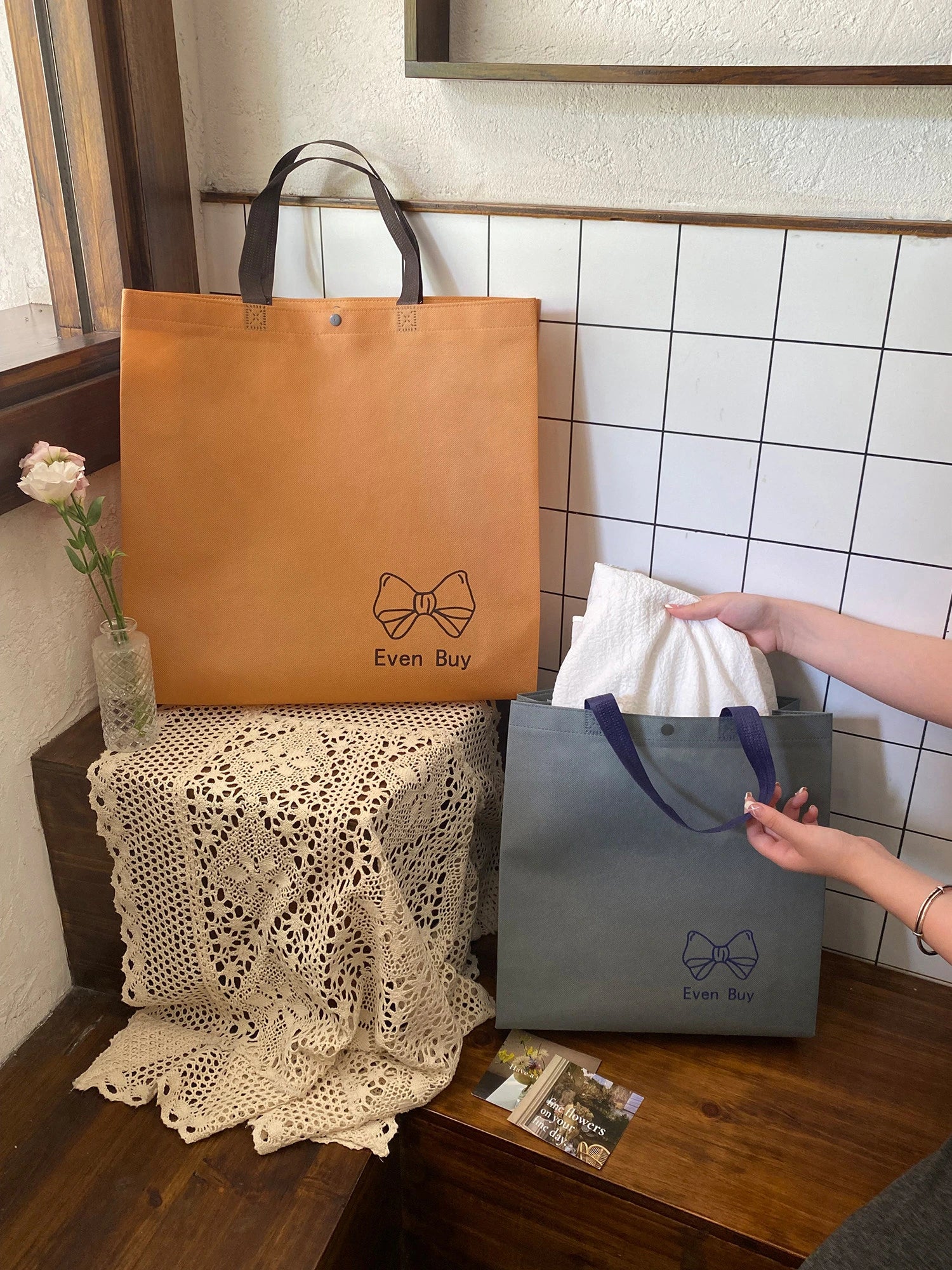 Boutique Non-Woven Tote Bags — 17 Styles product view 4