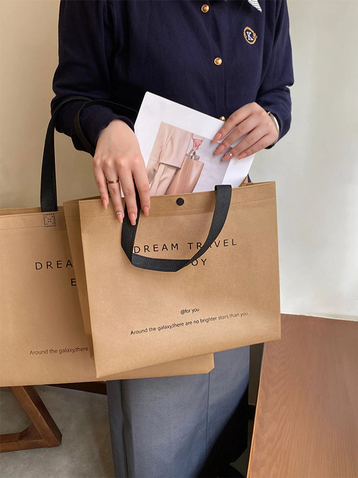Boutique Non-Woven Tote Bags — 19 Styles product view 4