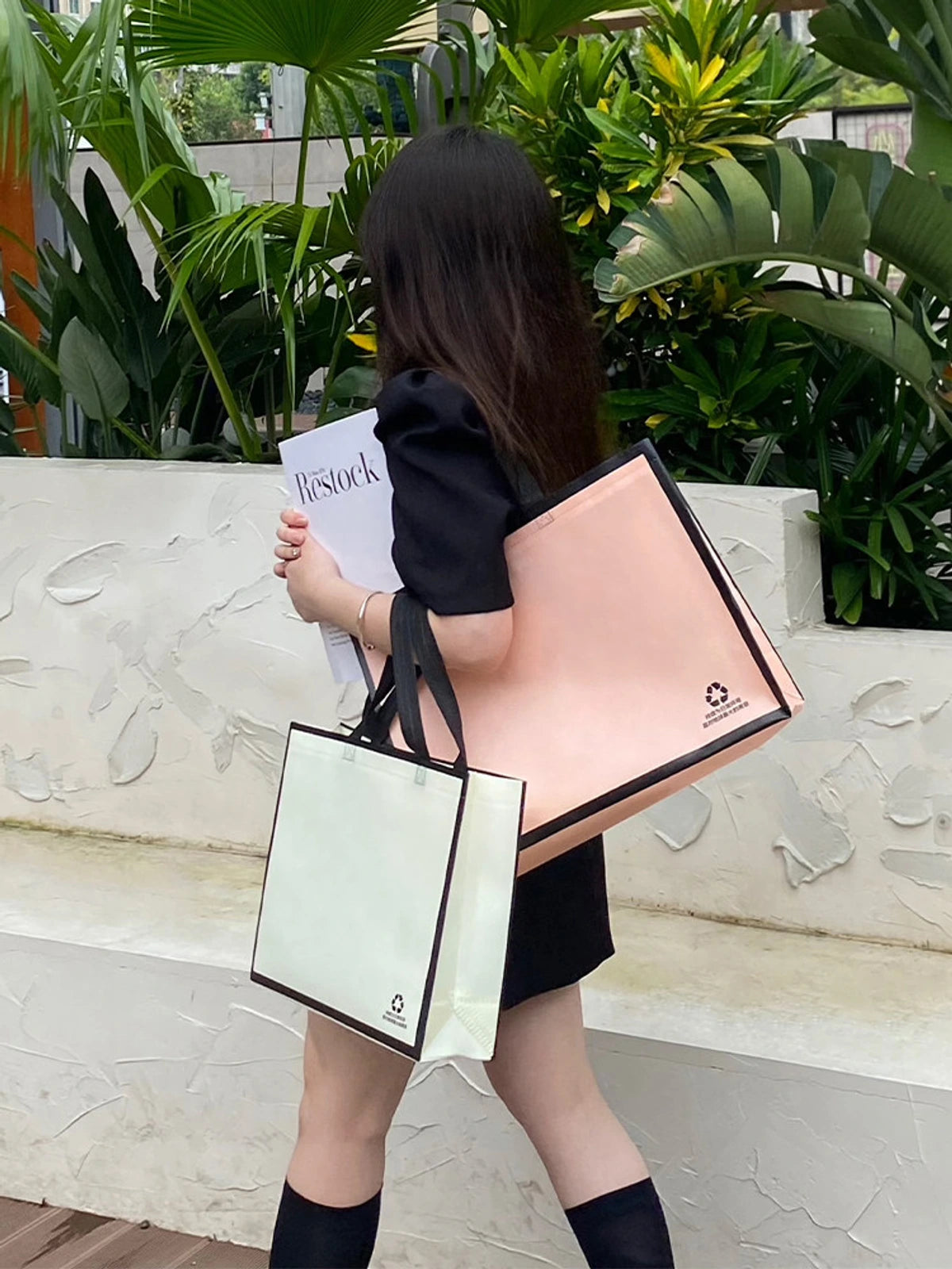 Boutique Non-Woven Tote Bags — 2 Styles product view 1