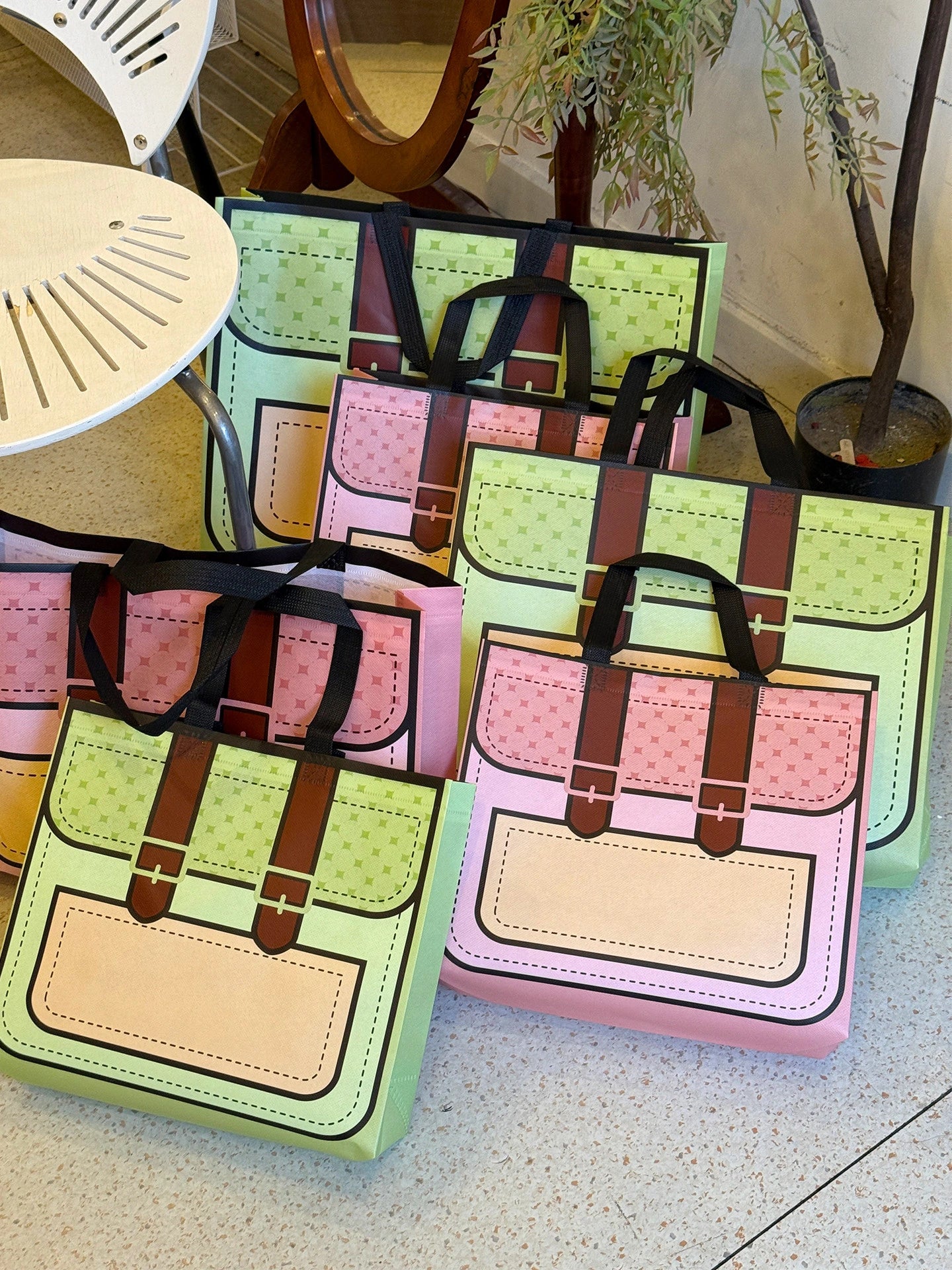 Boutique Non-Woven Tote Bags — 2 Styles product view 1