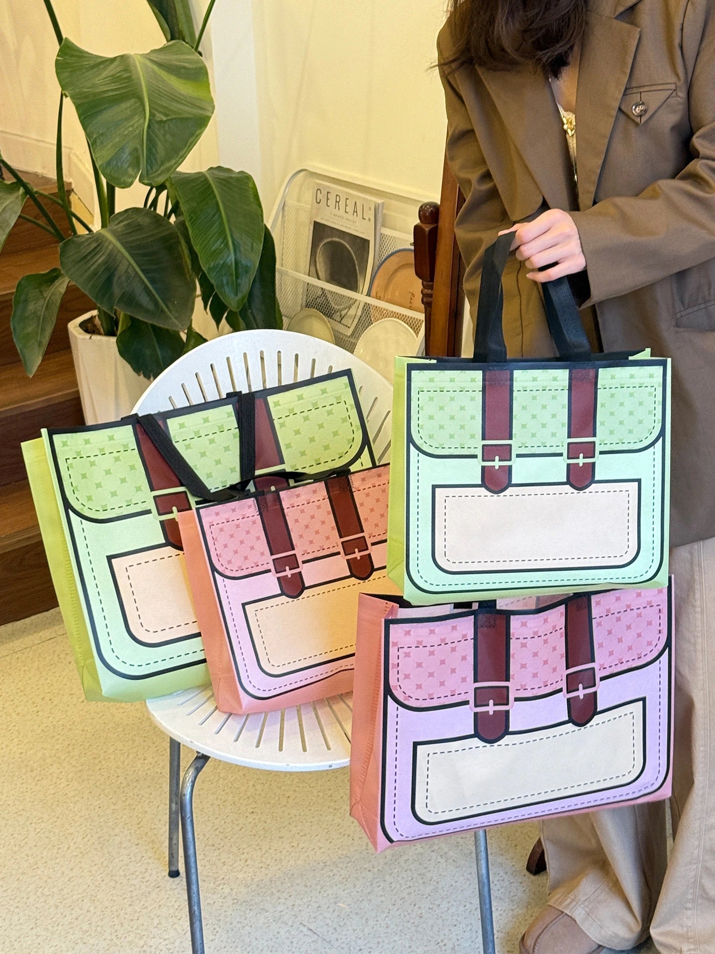 Boutique Non-Woven Tote Bags — 2 Styles product view 2