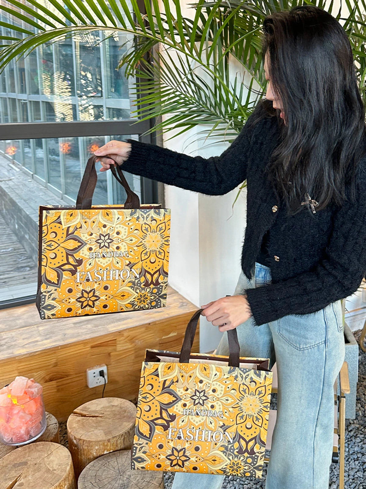 Boutique Non-Woven Tote Bags — 2 Styles product view 2
