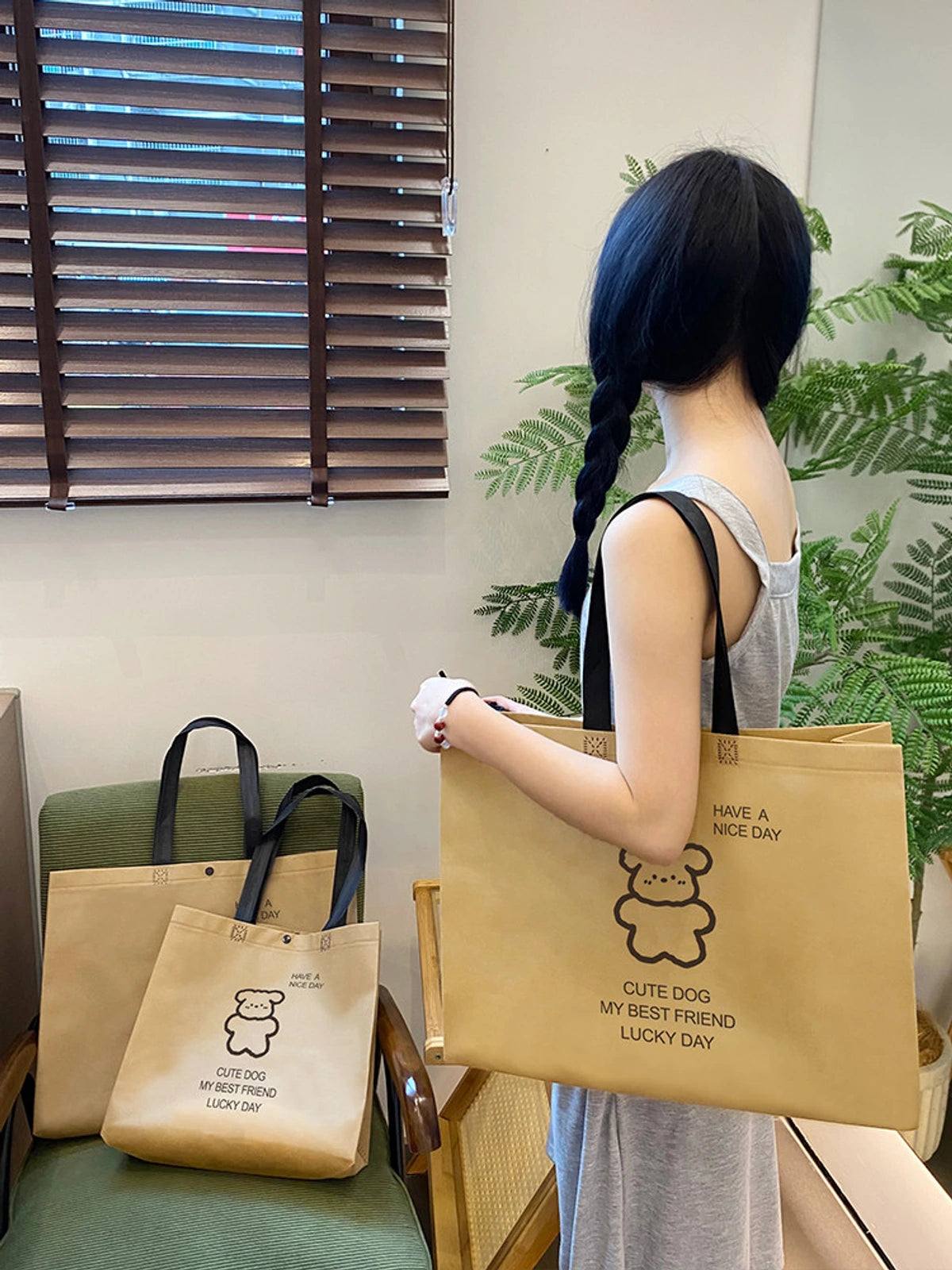 Boutique Non-Woven Tote Bags — 2 Styles product view 2