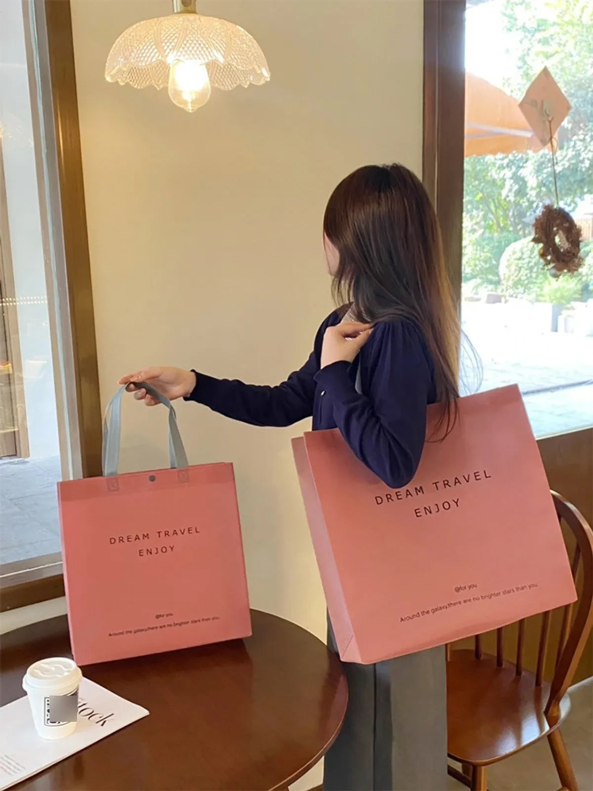 Boutique Non-Woven Tote Bags — 2 Styles product view 2