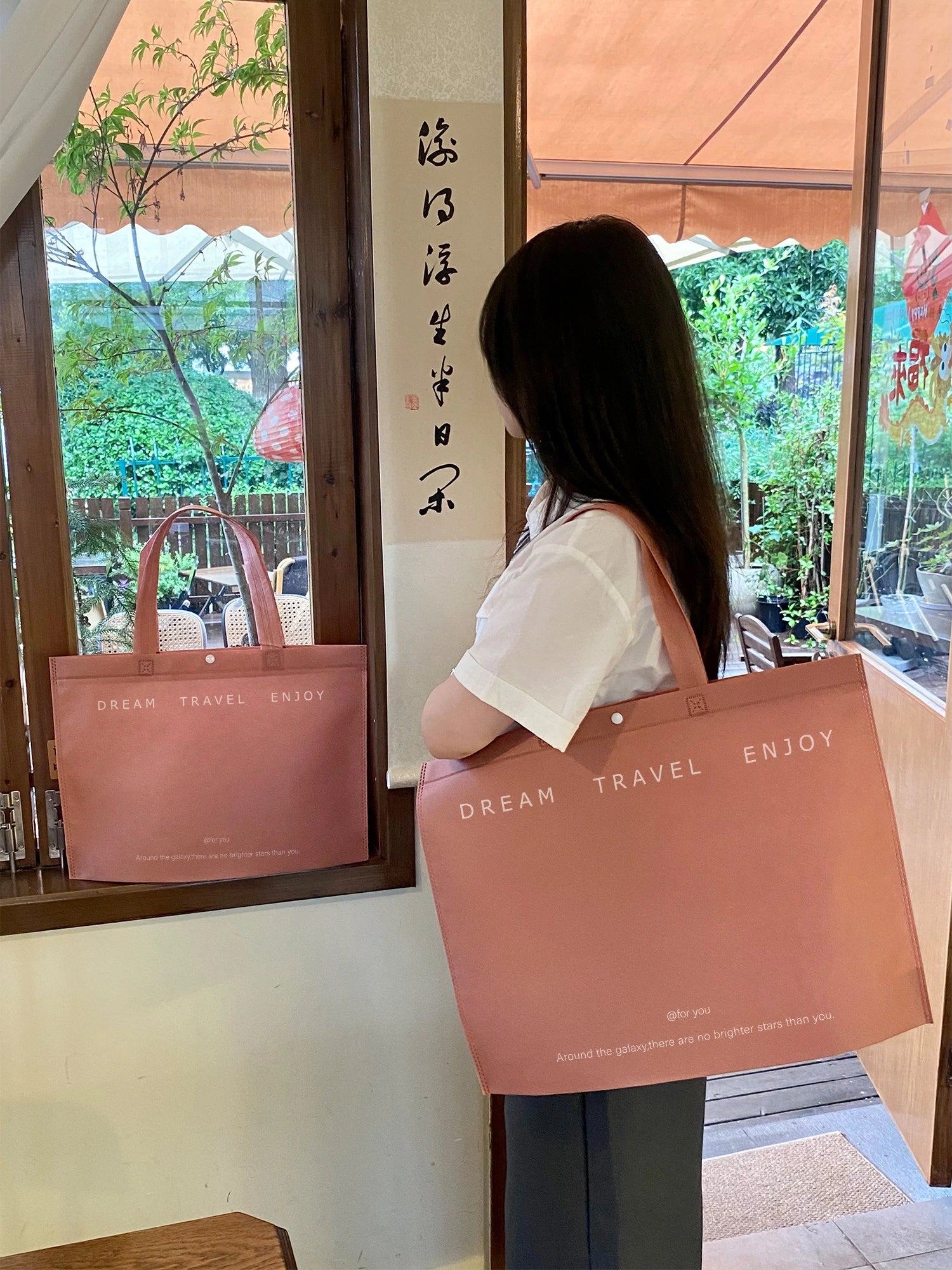 Boutique Non-Woven Tote Bags — 2 Styles product view 3