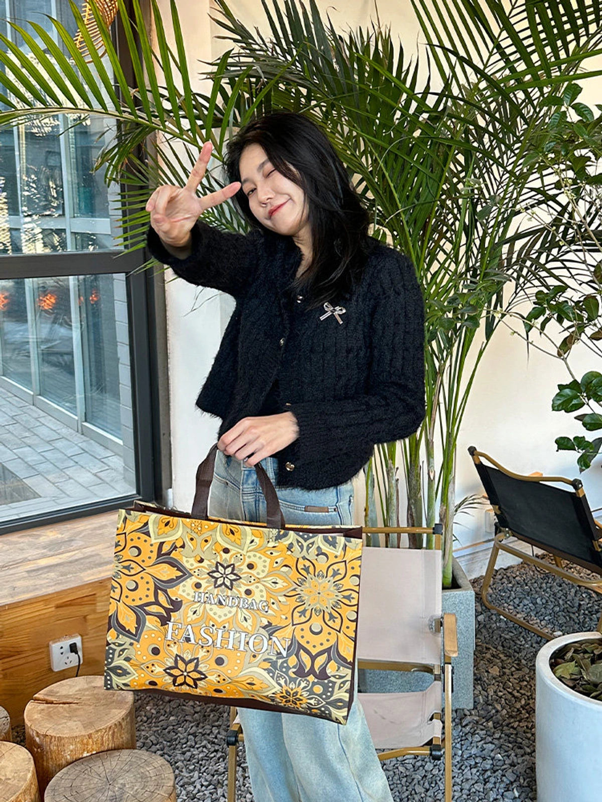 Boutique Non-Woven Tote Bags — 2 Styles product view 3