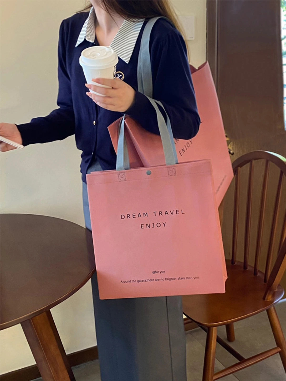 Boutique Non-Woven Tote Bags — 2 Styles product view 3