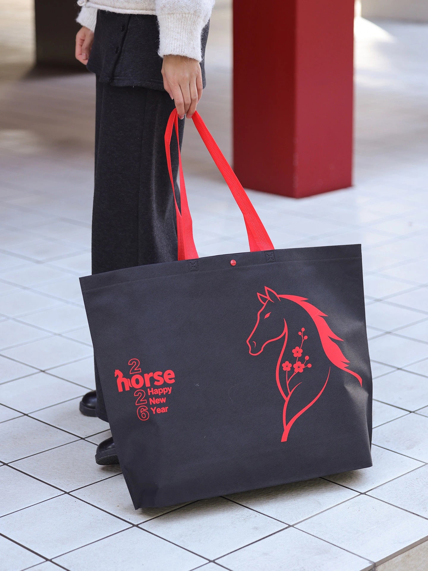 Boutique Non-Woven Tote Bags — 2 Styles product view 3