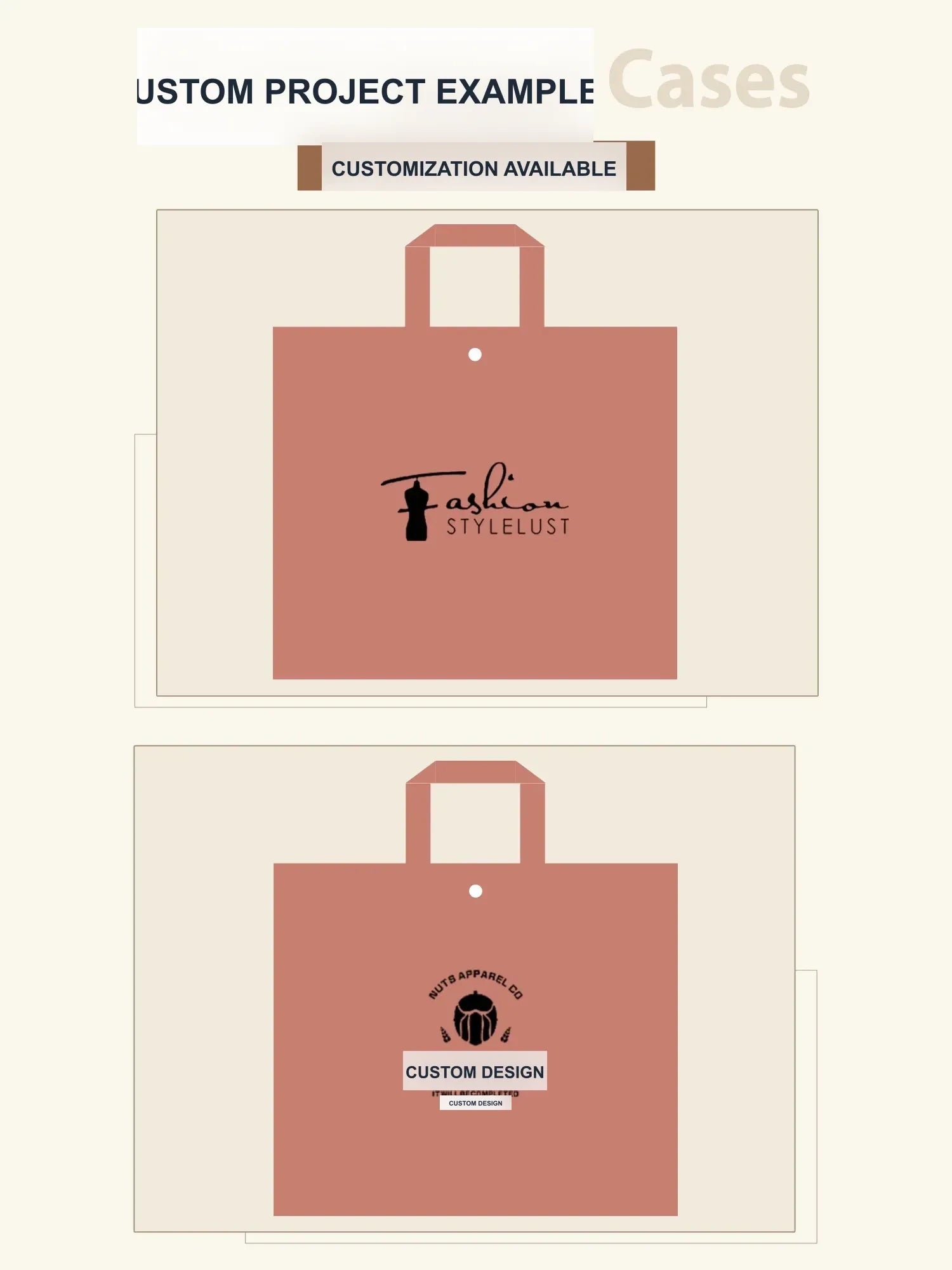 Boutique Non-Woven Tote Bags — 2 Styles product view 4