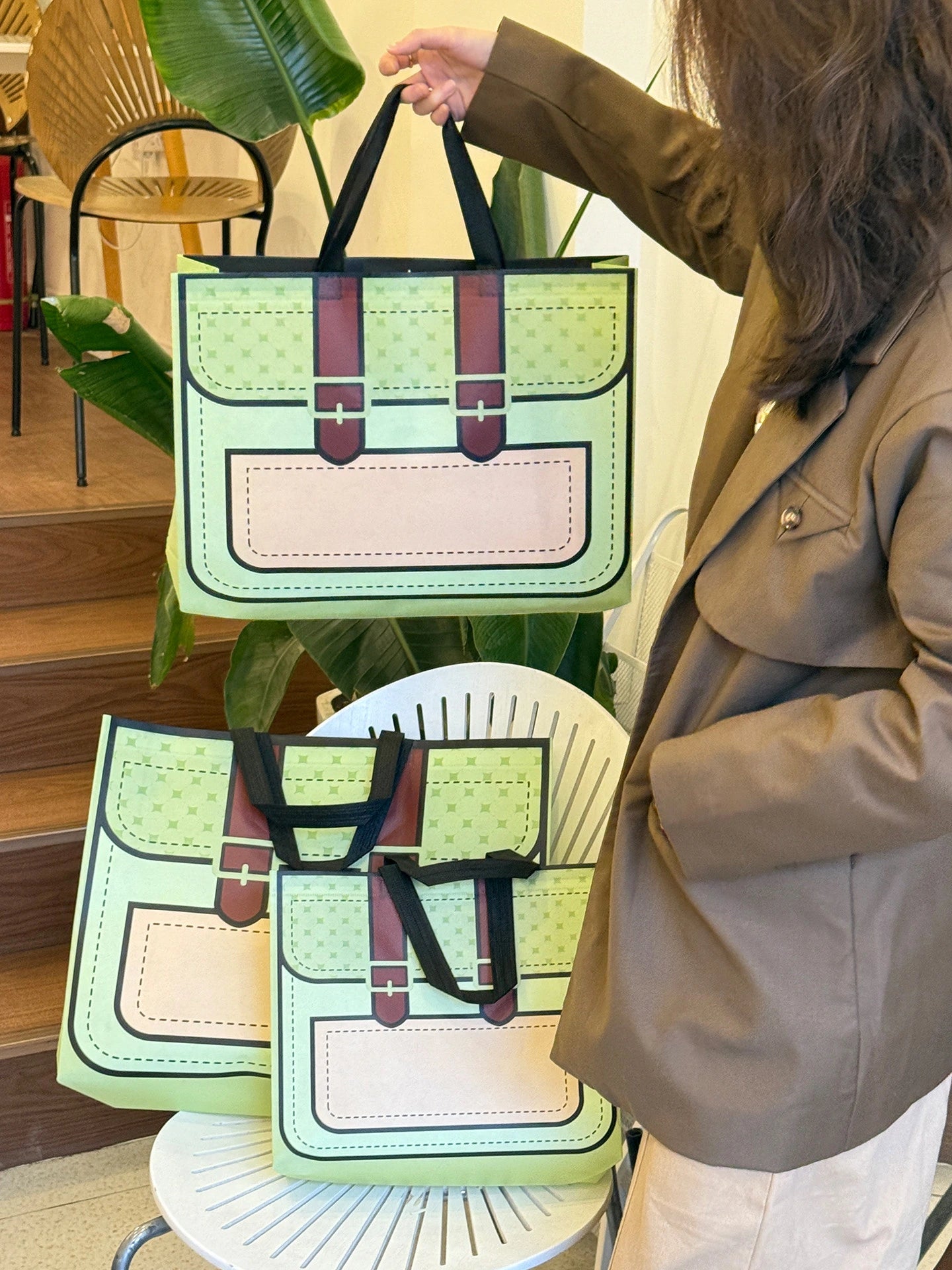 Boutique Non-Woven Tote Bags — 2 Styles product view 4