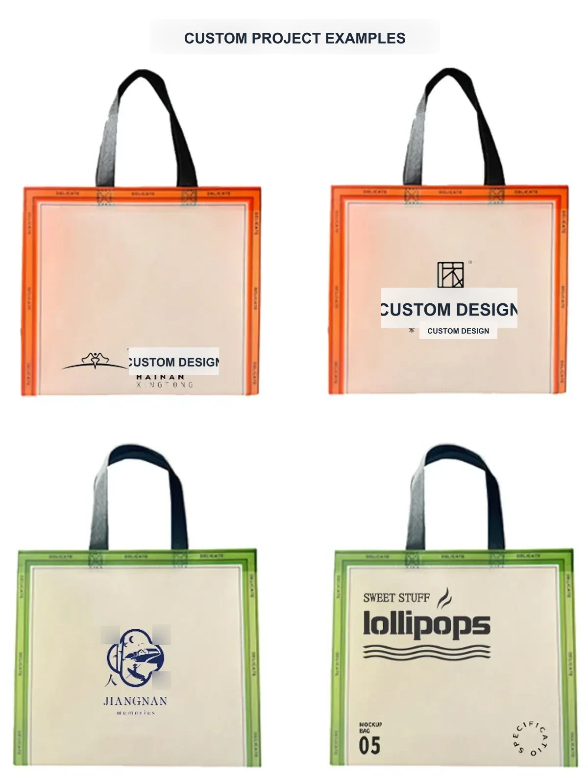 Boutique Non-Woven Tote Bags — 2 Styles product view 5