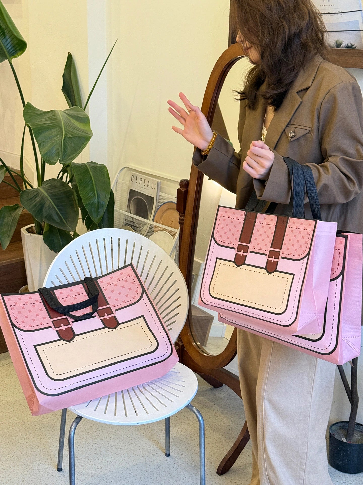 Boutique Non-Woven Tote Bags — 2 Styles product view 5