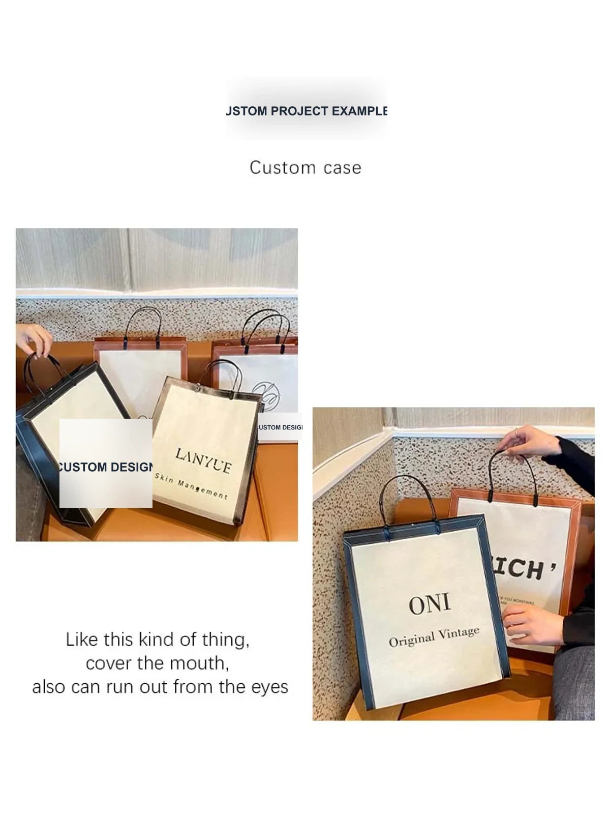 Boutique Non-Woven Tote Bags — 2 Styles product view 5