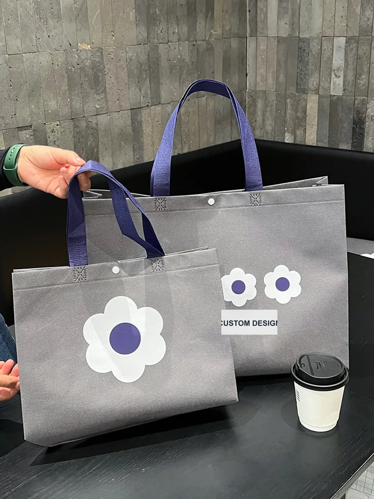 Boutique Non-Woven Tote Bags — 2 Styles product view 5