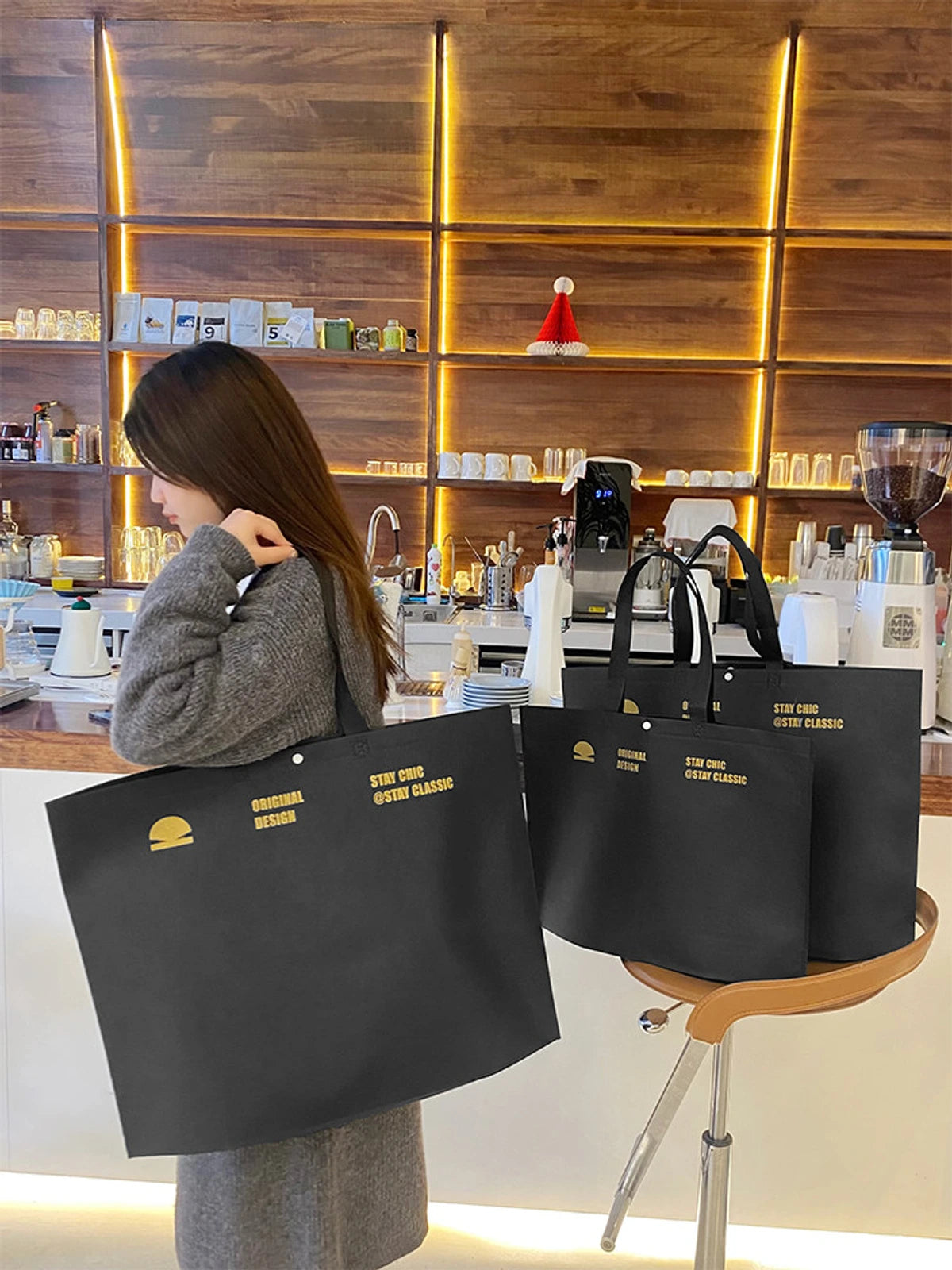 Boutique Non-Woven Tote Bags — 20 Styles product view 1