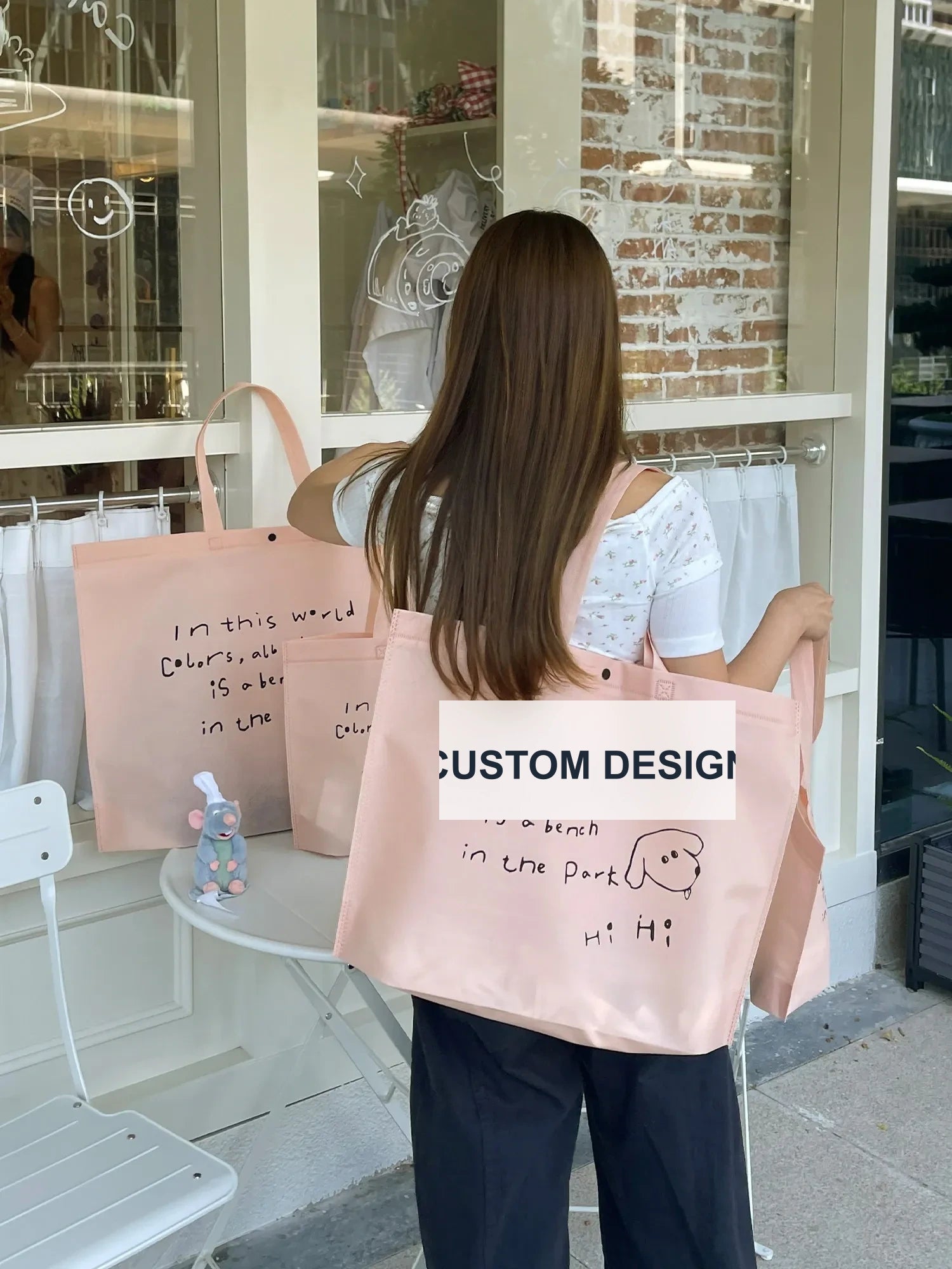 Boutique Non-Woven Tote Bags — 20 Styles product view 4