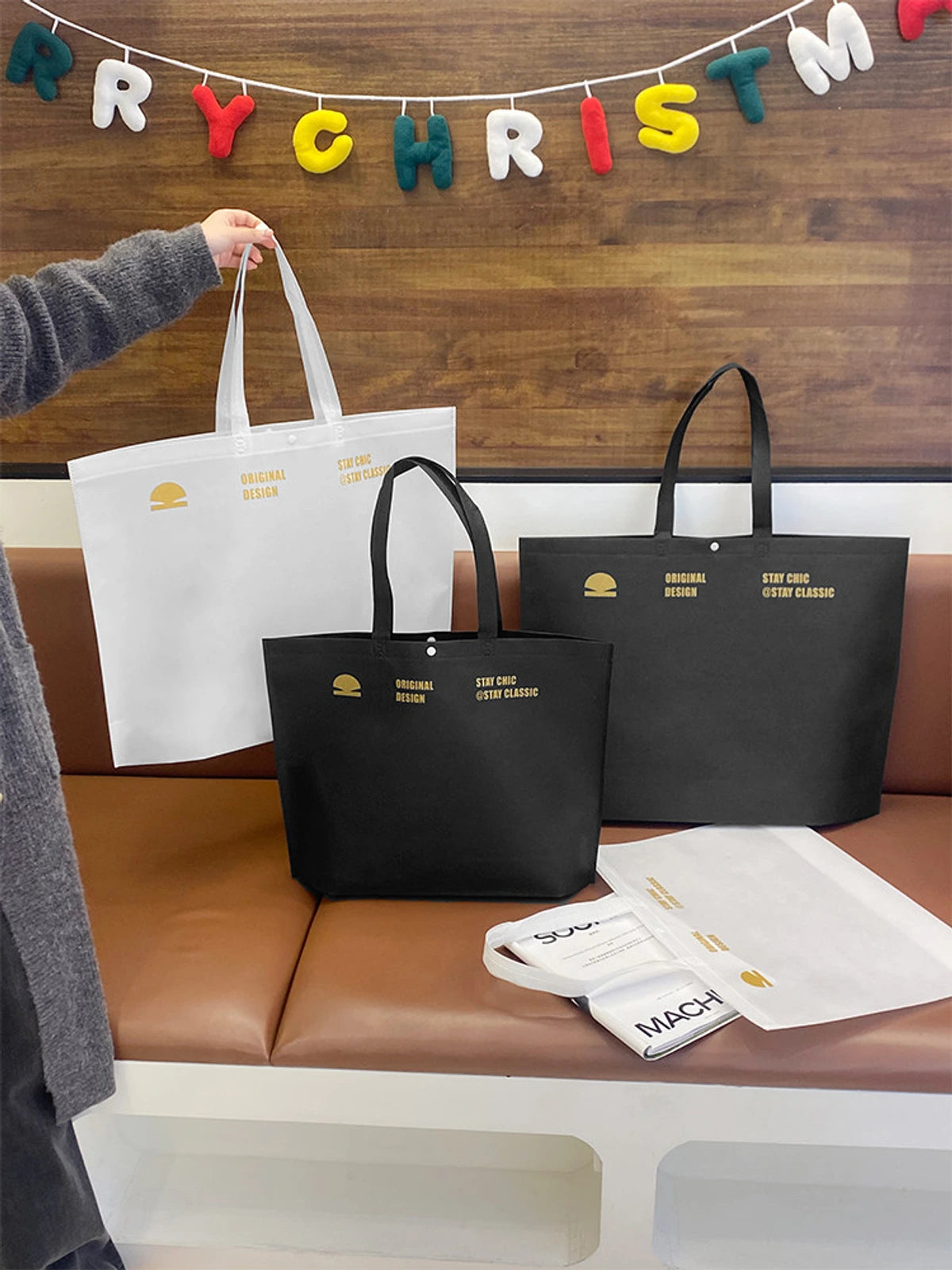 Boutique Non-Woven Tote Bags — 20 Styles product view 4