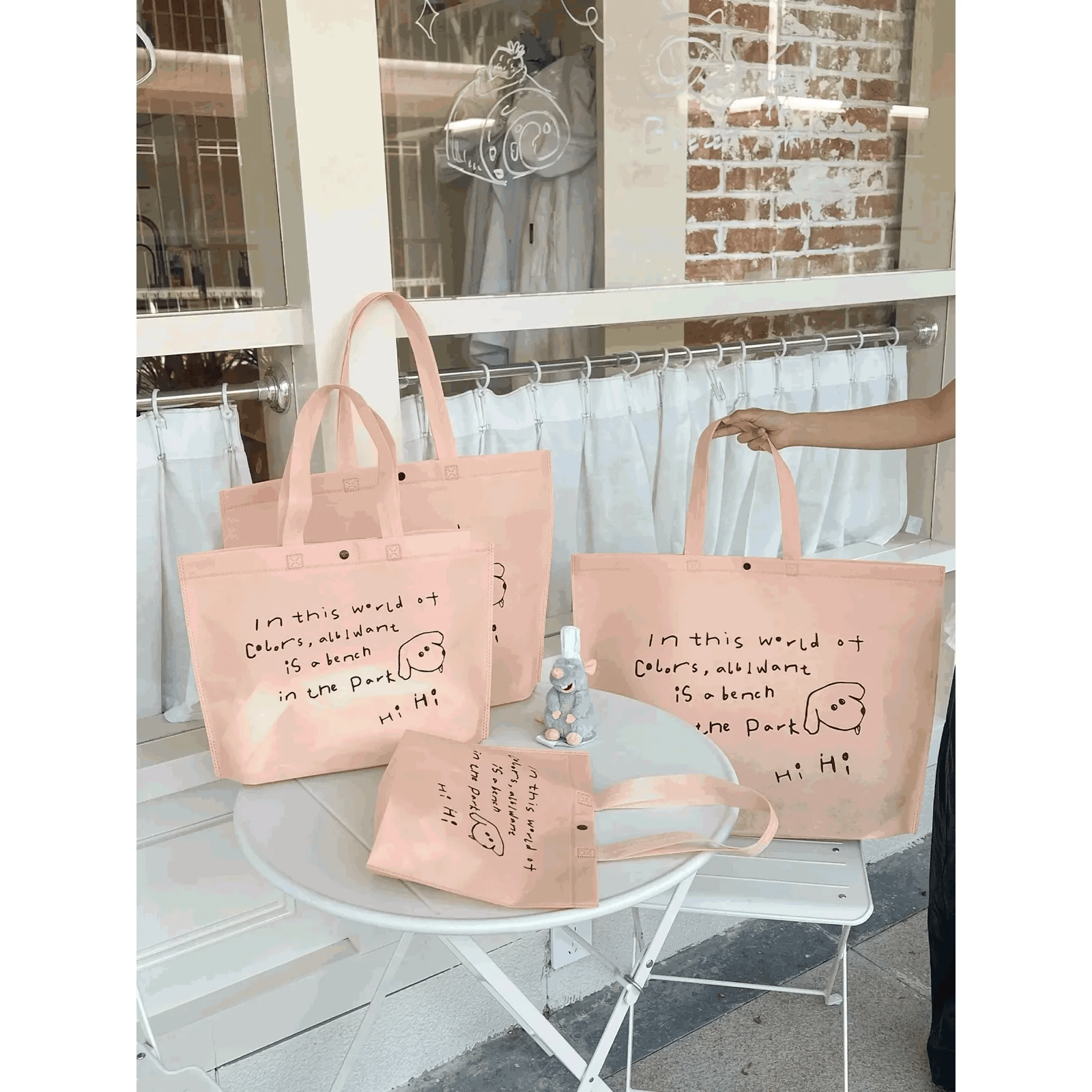 Boutique Non-Woven Tote Bags — 20 Styles animated product view 1